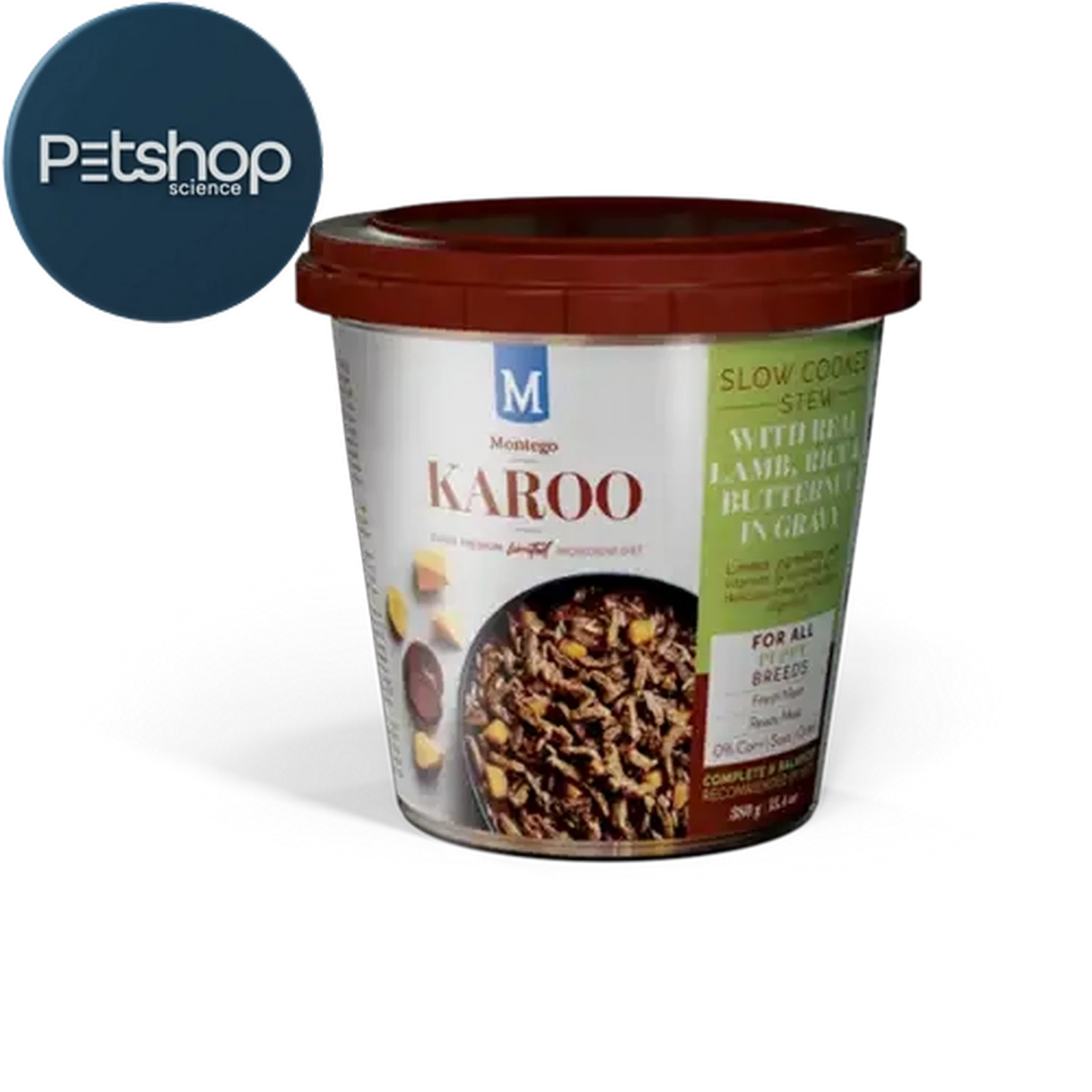 Image of Montego Karoo Lamb Wet Puppy Food Tub 380g