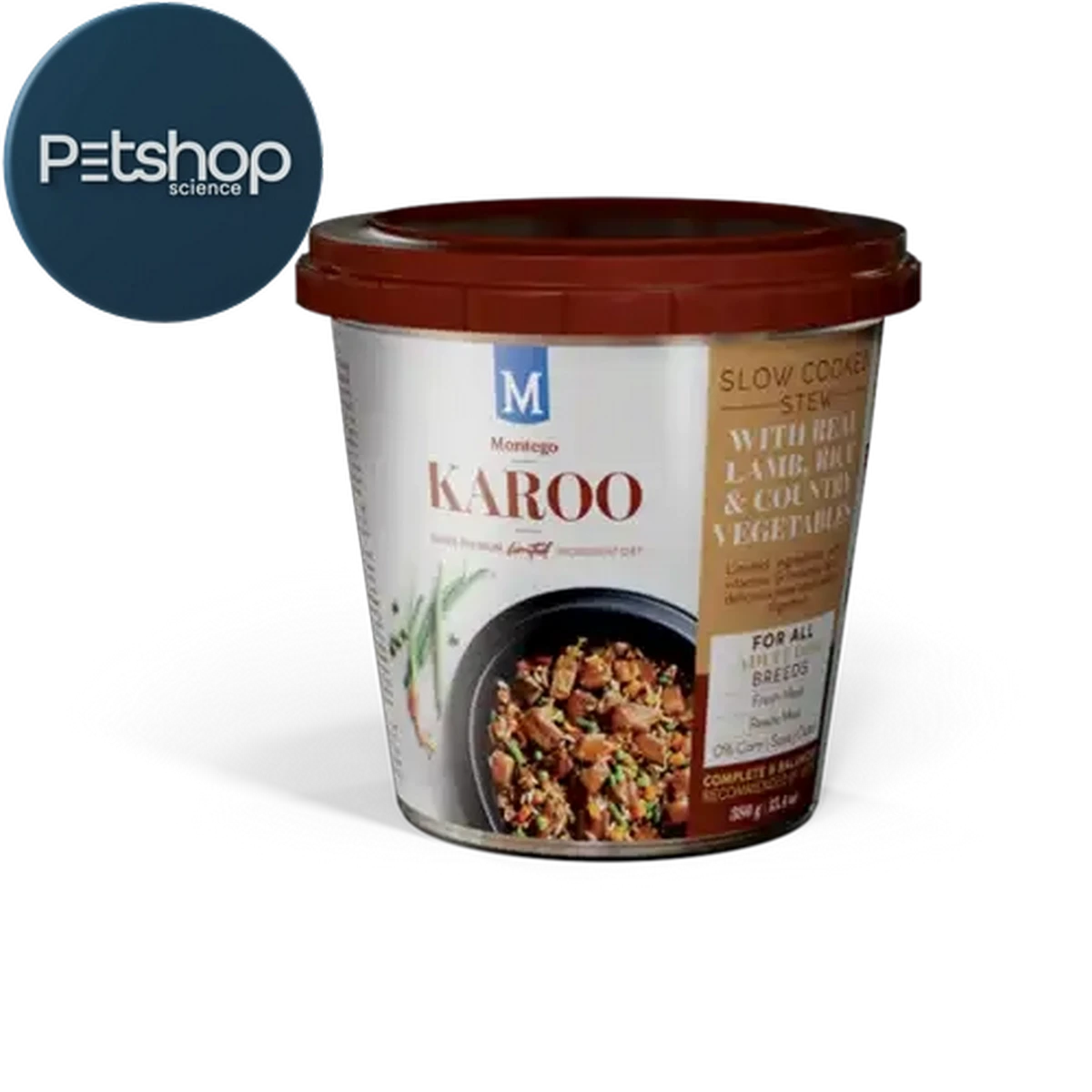 シーフロアコントロール　240g～290g　5本 Checkers Sixty60 | Montego Karoo Lamb Wet Dog Food Tub 380g