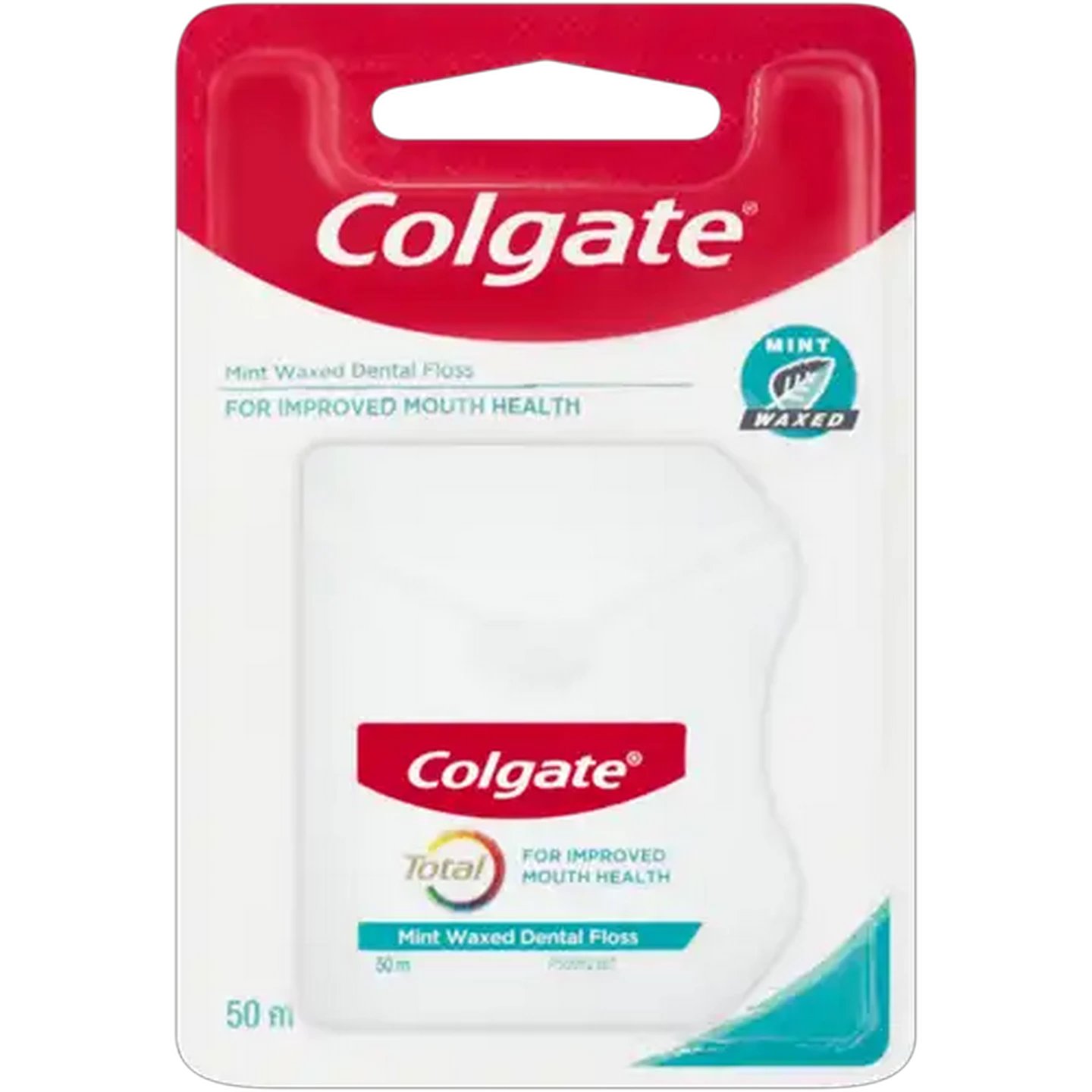 Image of Colgate Total Mint Waxed Dental Floss 50m