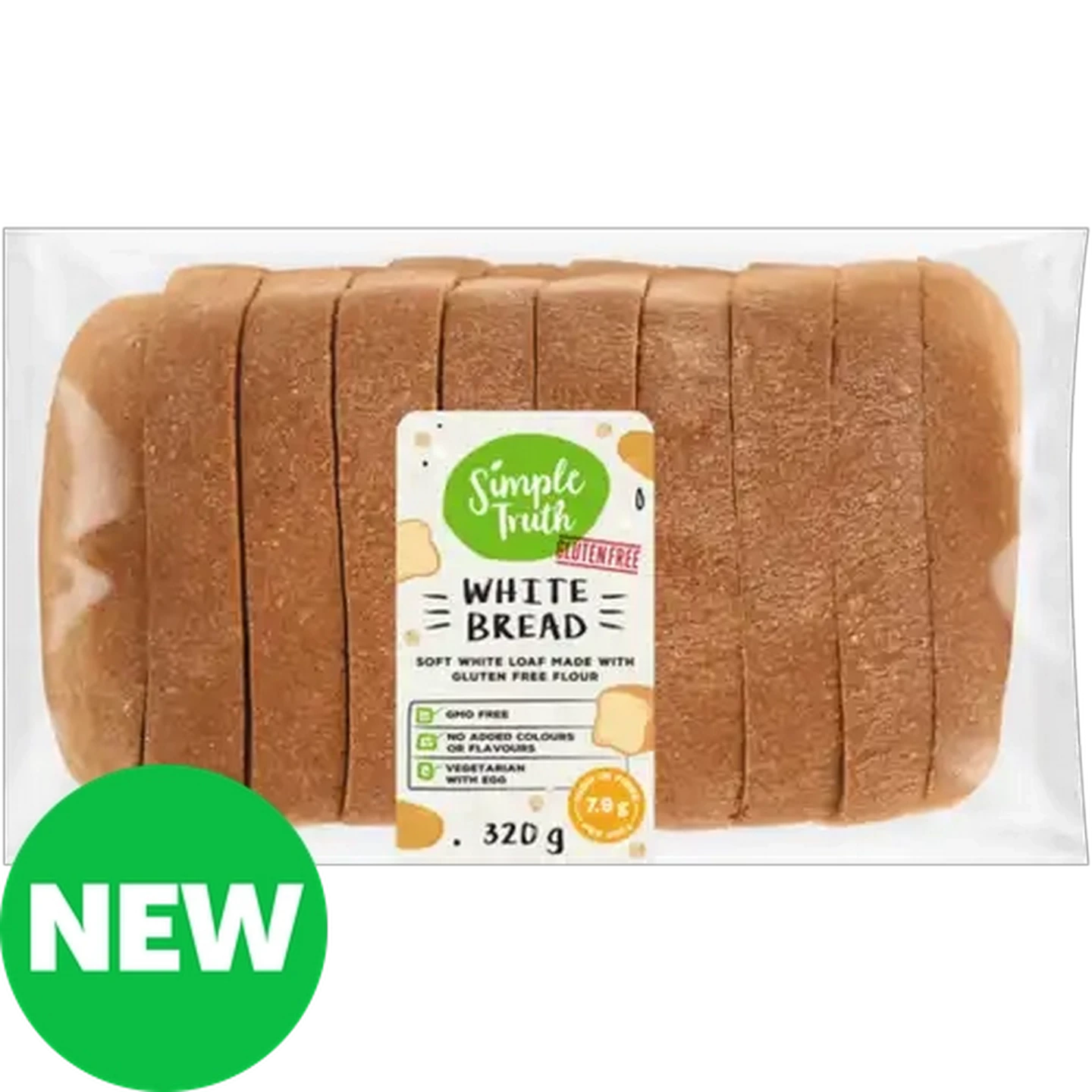 Image of Simple Truth Gluten Free White Bread 320g
