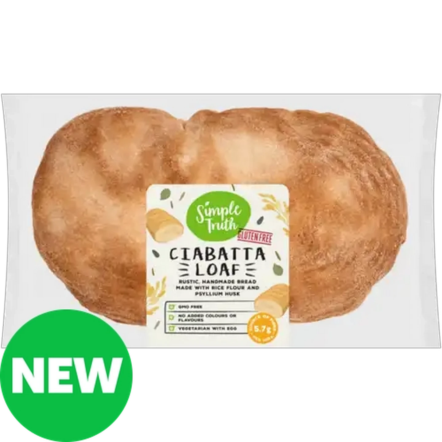 Image of Simple Truth Gluten Free Ciabatta Loaf 320g