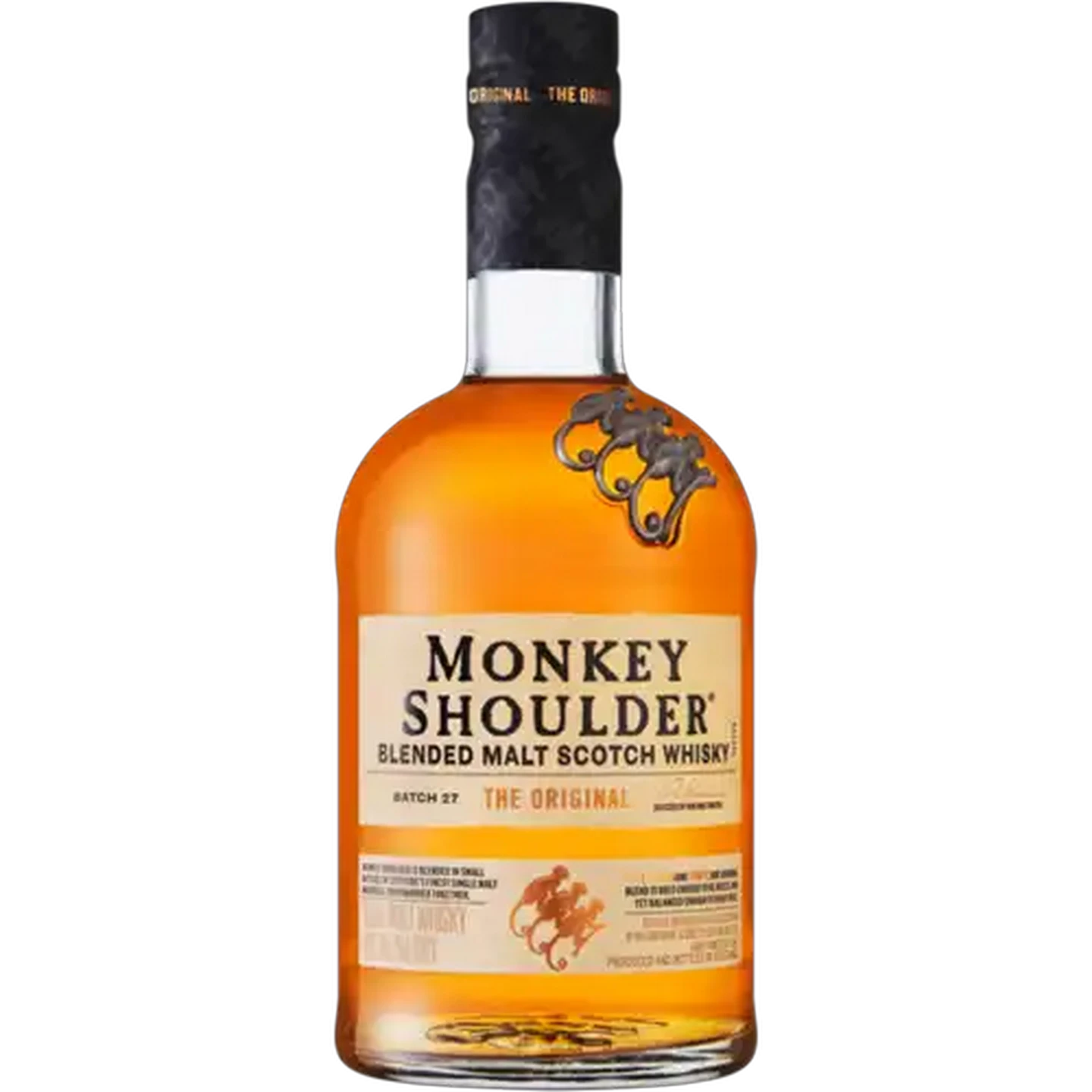 Image of Monkey Shoulder The Original Blended Malt Scotch Whisky Bottle 750ml