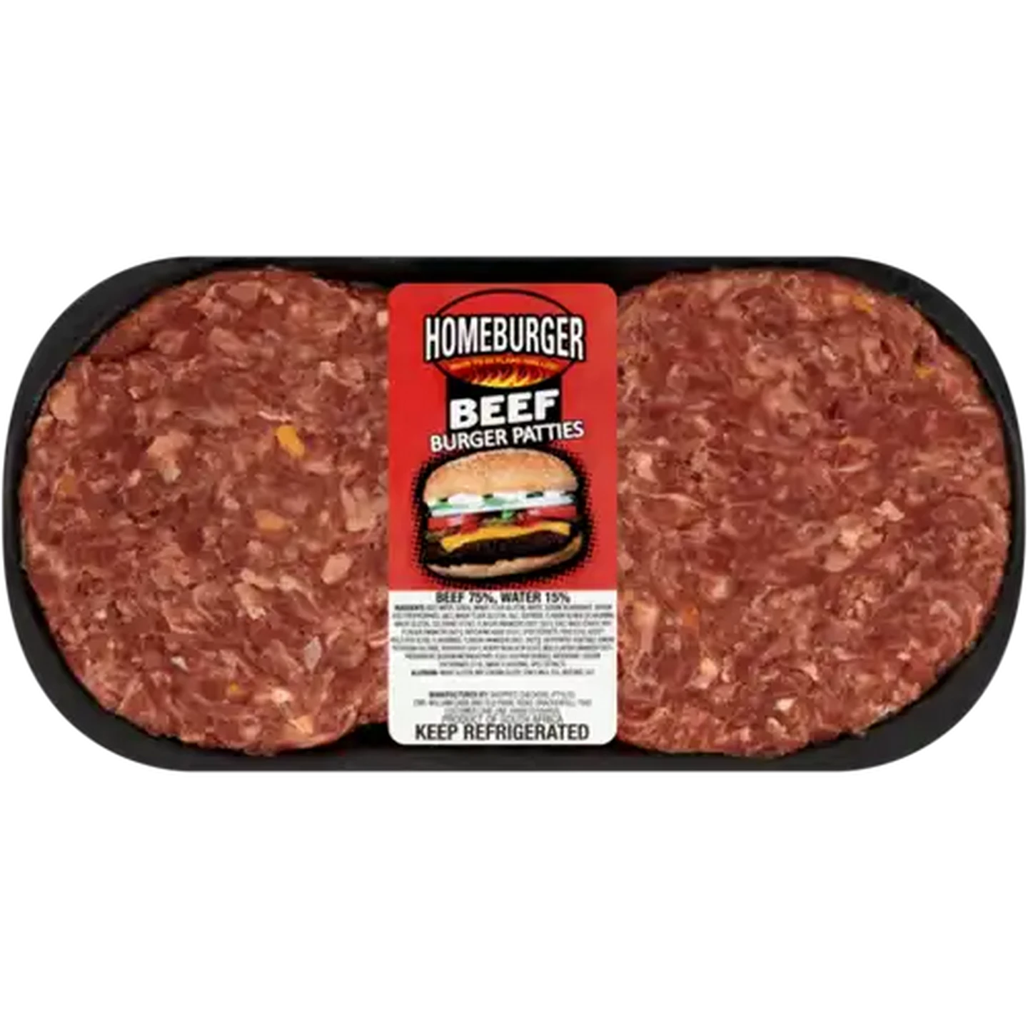 Image of Homeburger Beef Burger Patties Per KG (4 Patties)