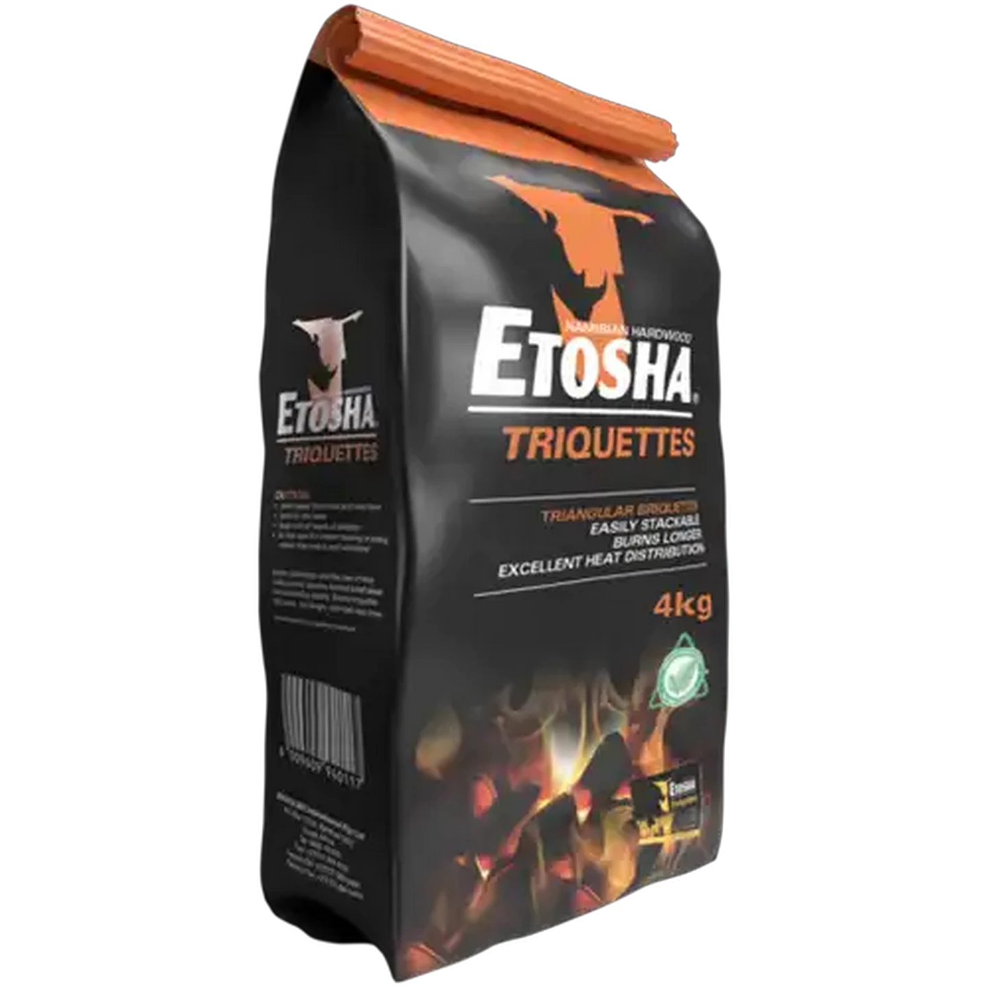 Image of Etosha Triquettes Triangular Fire Briquettes 4kg