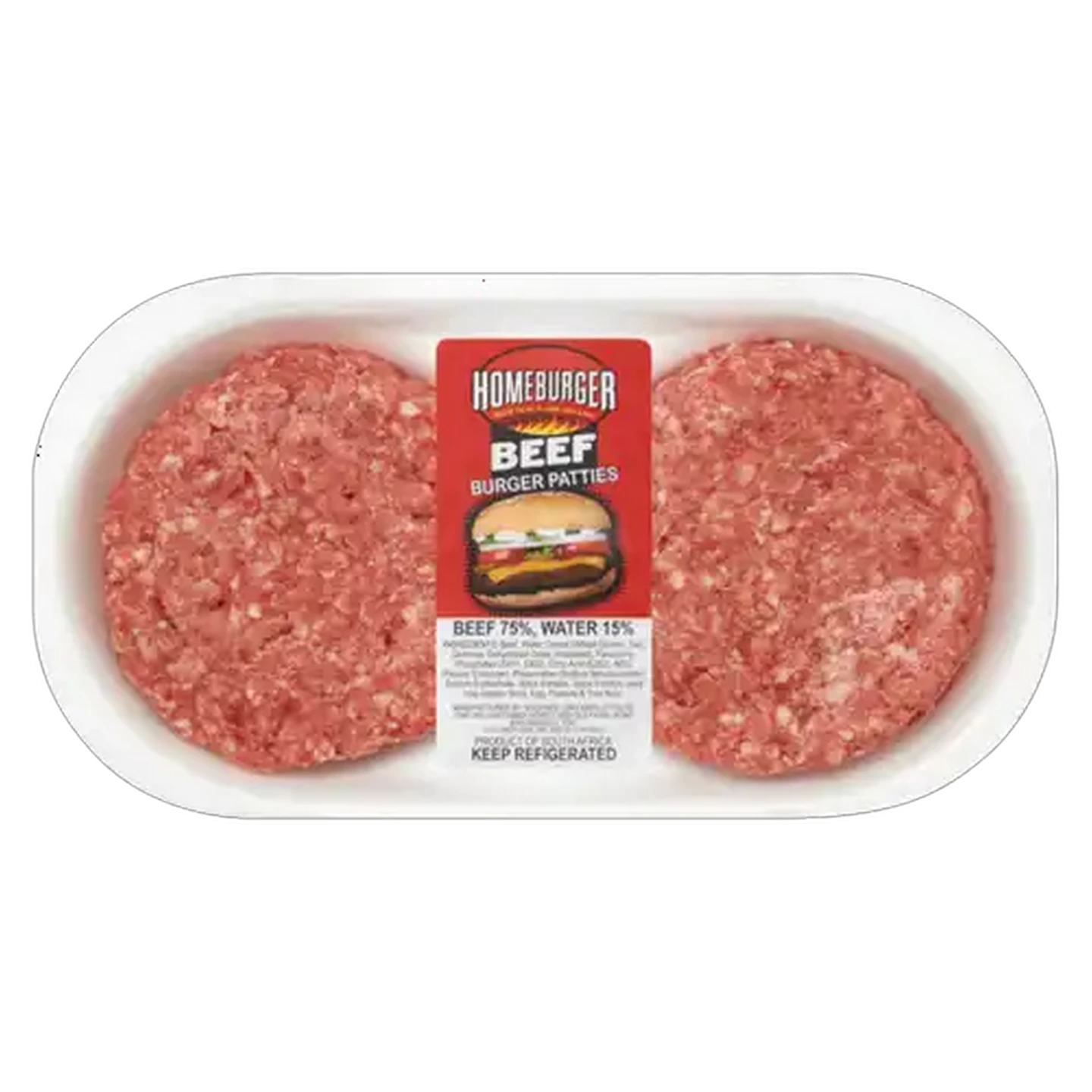 Image of Homeburger Beef Burger Patties Per KG (4 Patties)