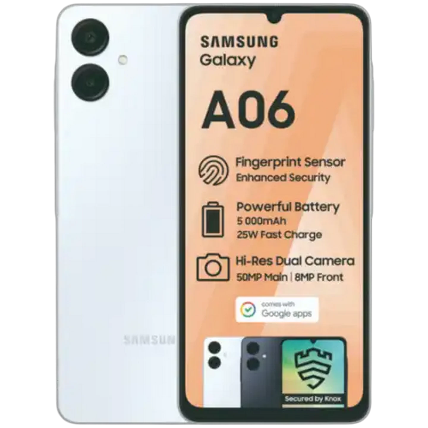 Image of Samsung Galaxy A06 Blue Smartphone
