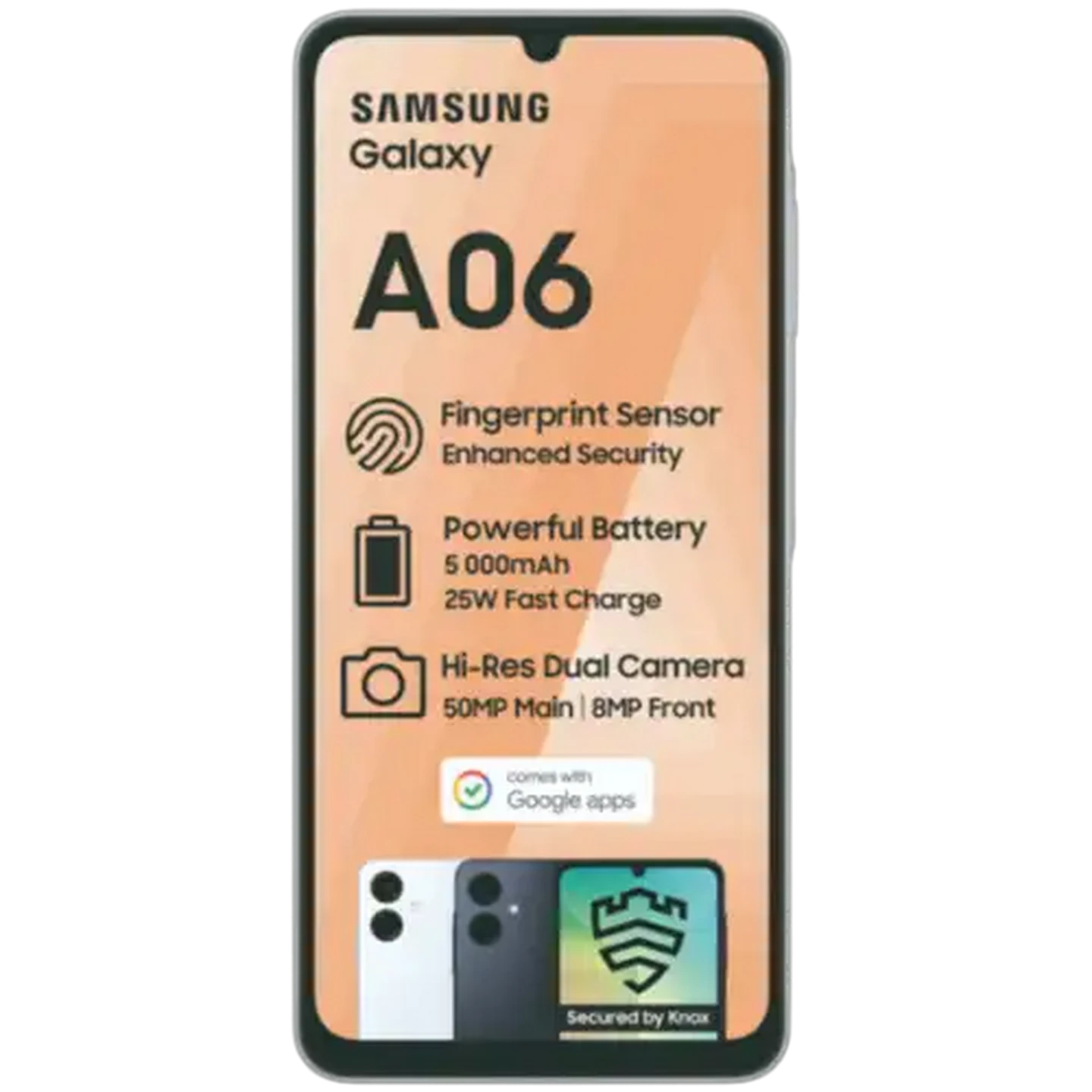 Image of Samsung Galaxy A06 Blue Smartphone