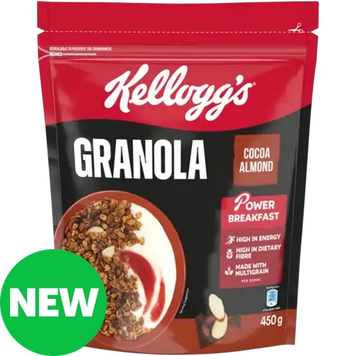 Image of Kellogg's Cocoa Almond Granola 450g
