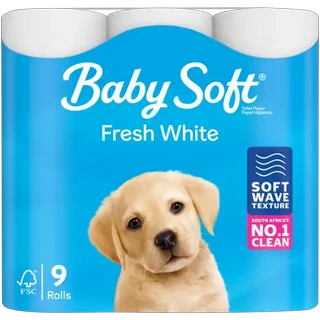 Checkers Sixty60 | Baby Soft Fresh White 2 Ply Toilet Tissue Roll
