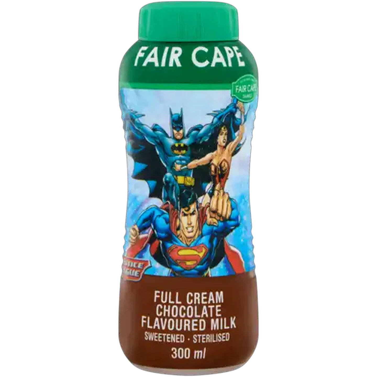 Image of Fair Cape Dairies Justice League Chocolate Flavoured Full Cream Milk 300ml
