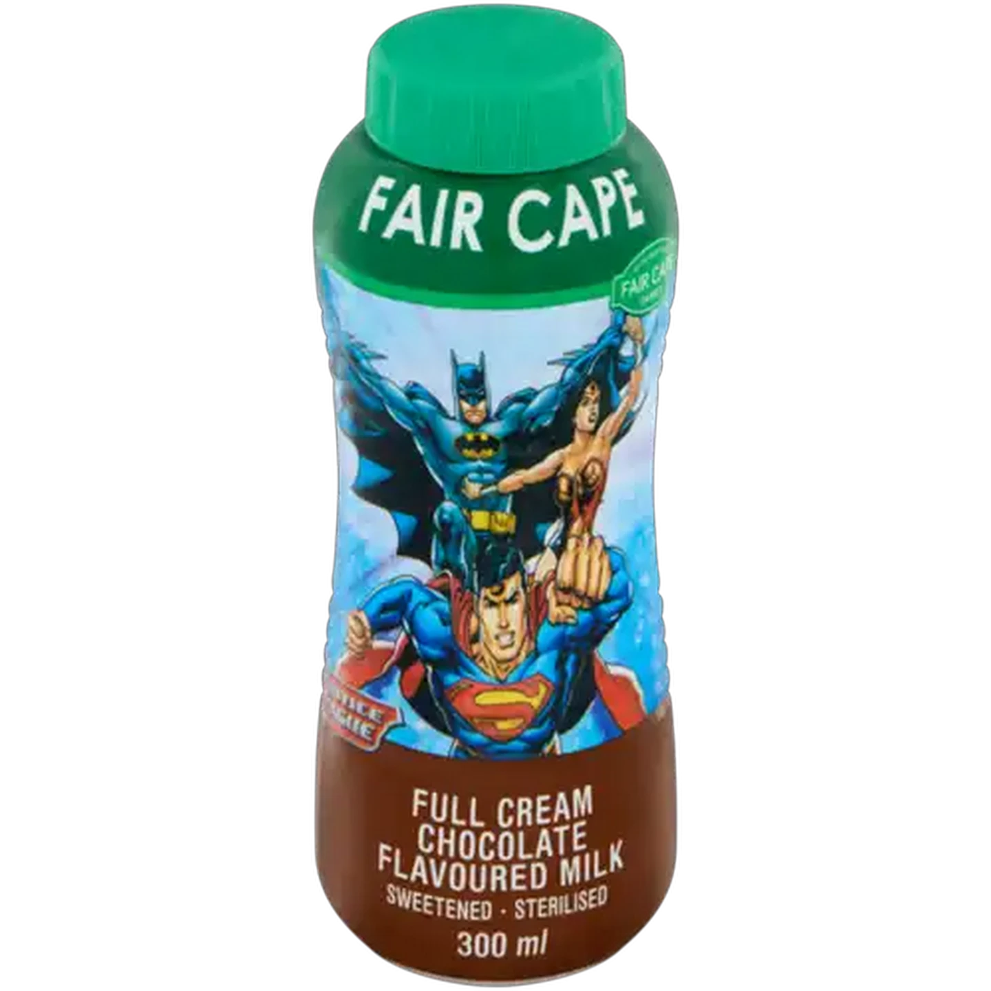 Image of Fair Cape Dairies Justice League Chocolate Flavoured Full Cream Milk 300ml