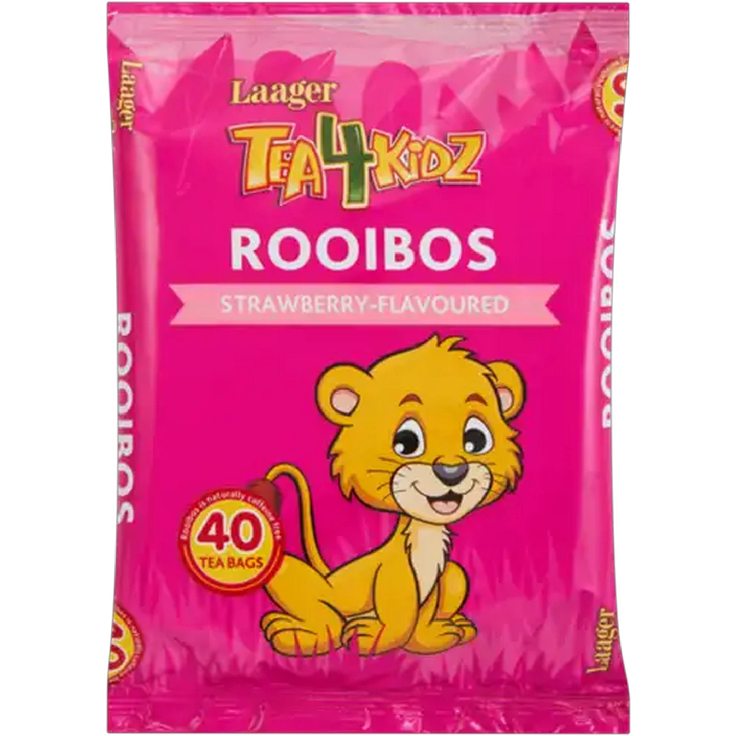 Image of Laager Tea4Kidz Strawberry Flavoured Rooibos Tea Bags 40-Pack