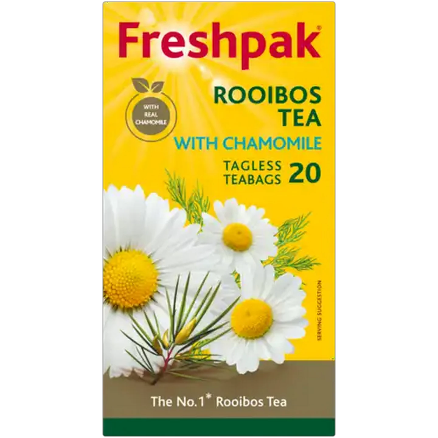 Image of Freshpak Flavoured Rooibos Tea with Chamomile Tea Bags 20 Pack