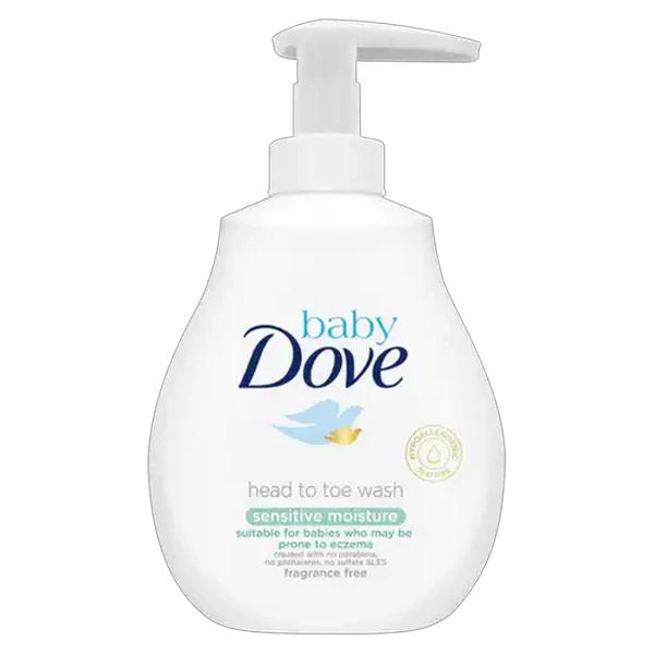 Baby Dove Sensitive Moisture Head To Toe Wash 200ml