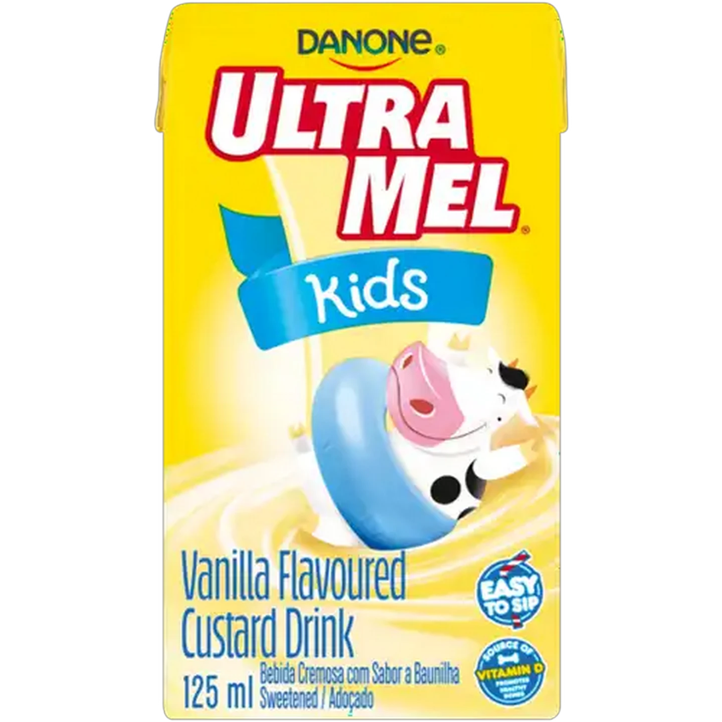 Image of Danone Ultra Mel Vanilla Flavoured Kids Custard Drink 125ml