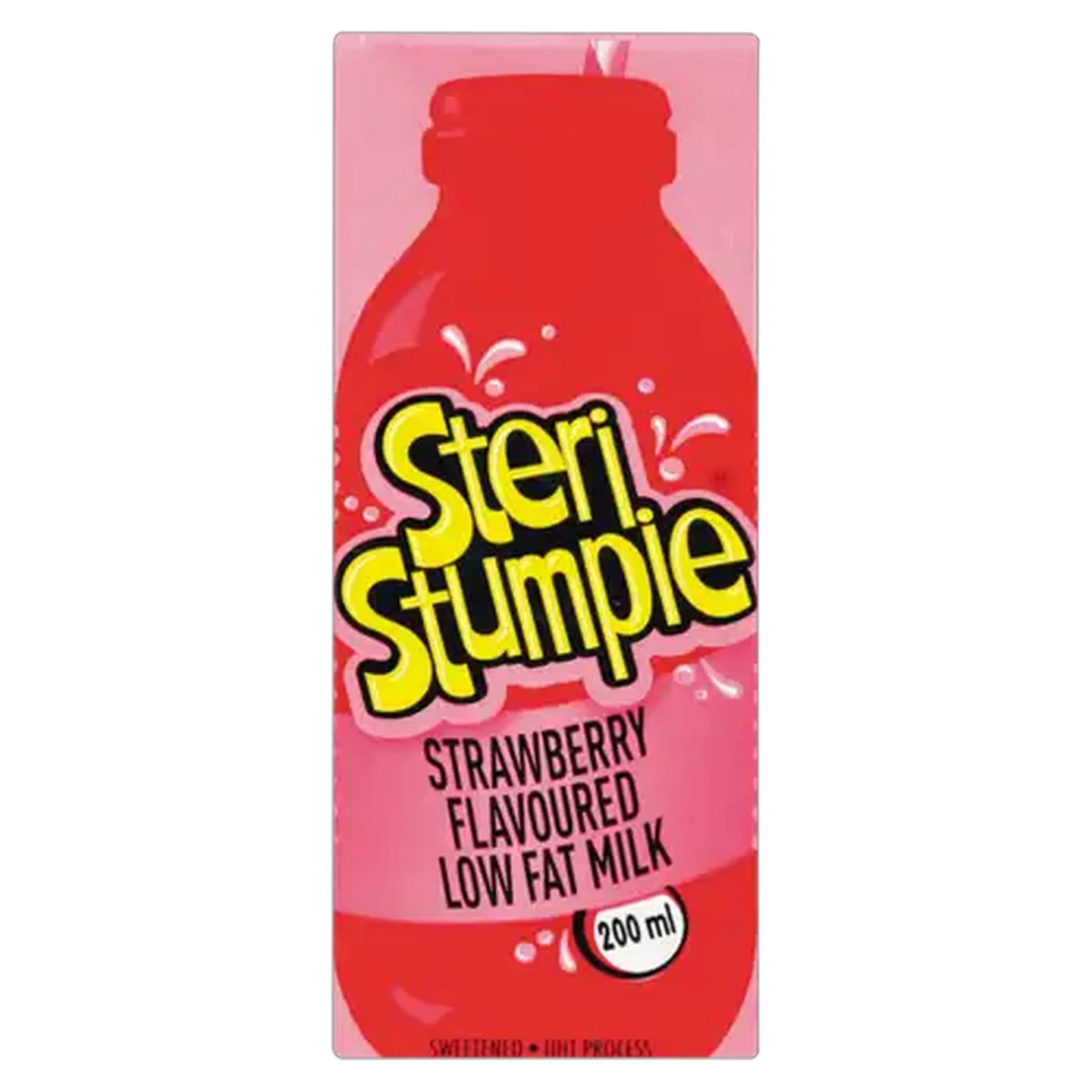 Image of Steri Stumpie Strawberry Flavoured Low Fat Milk Box 200ml