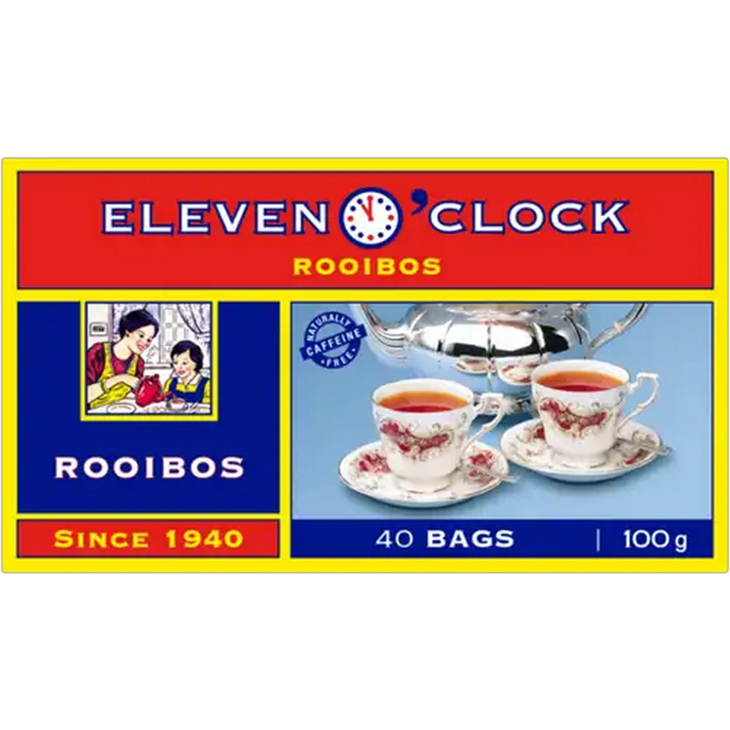 Image of Eleven 0'Clock Rooibos Tea Bags 40 Pack