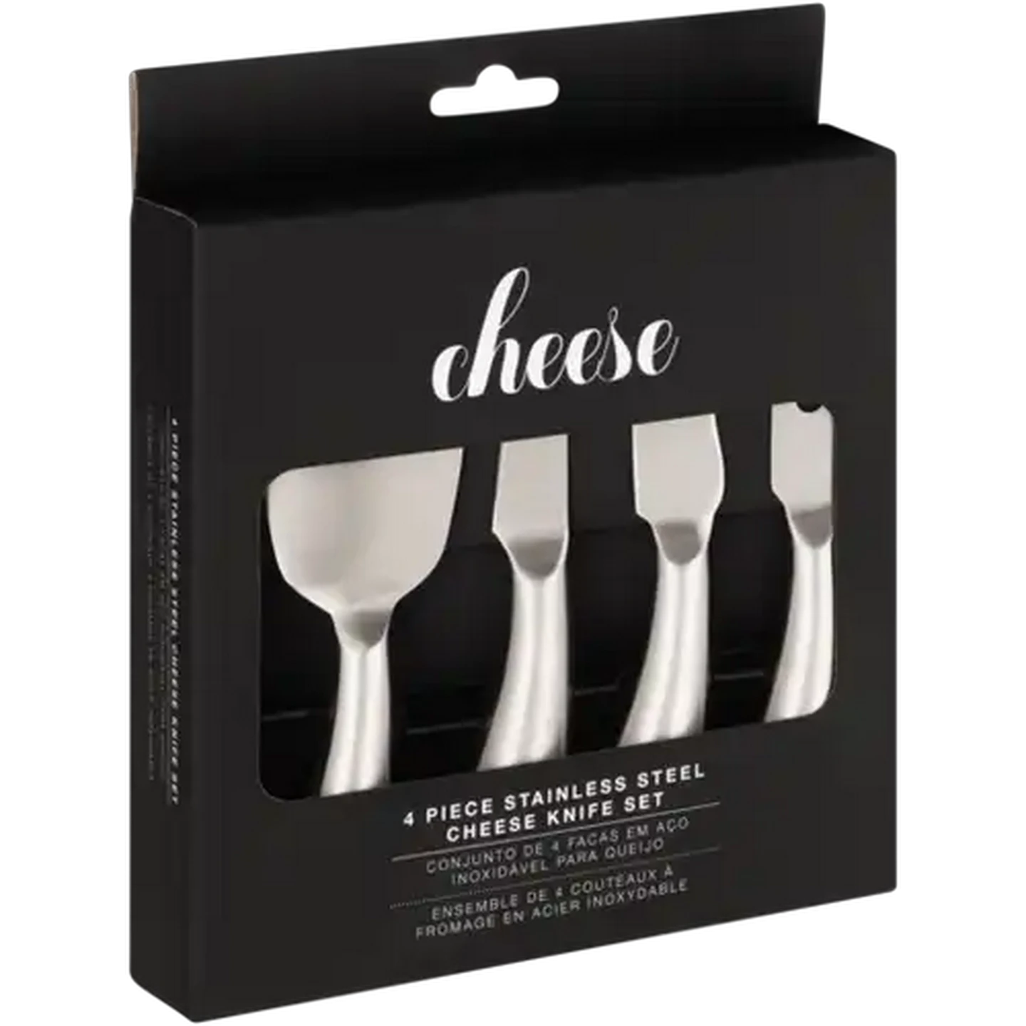 Image of Stainless Steel Cheese Knife Set 4-Piece