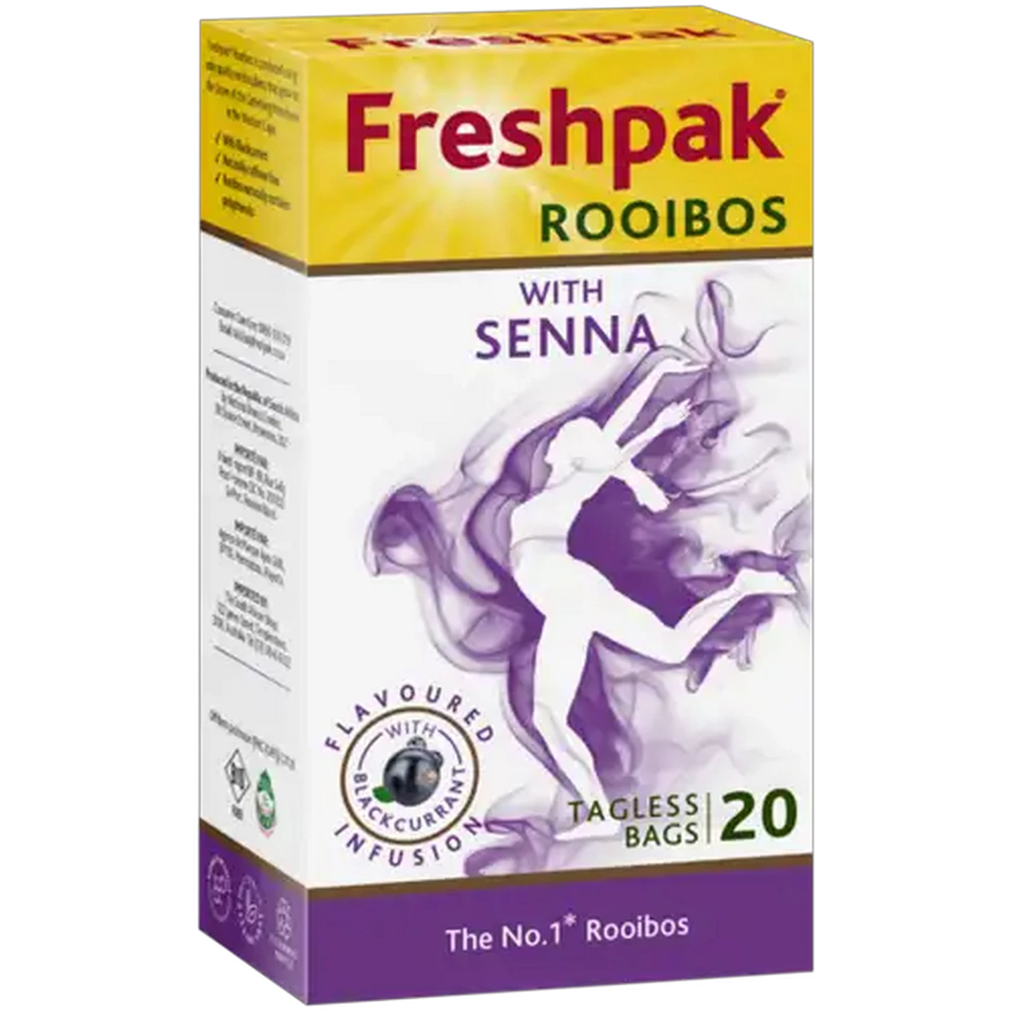 Image of Freshpak Rooibos with Senna Tagless Tea Bags 20 Pack