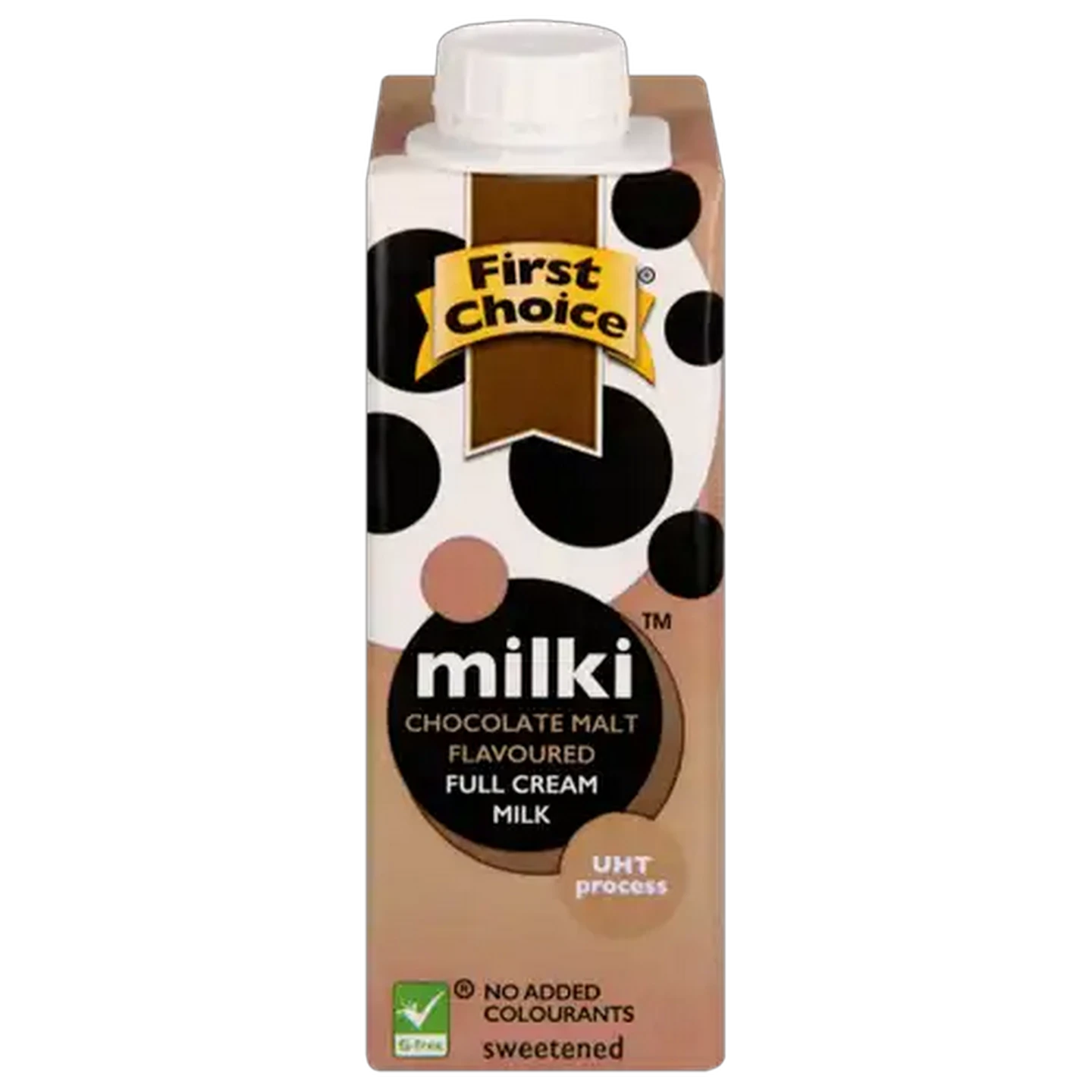 Image of First Choice Milki Chocolate Malt Flavoured UHT Milk Box 250ml