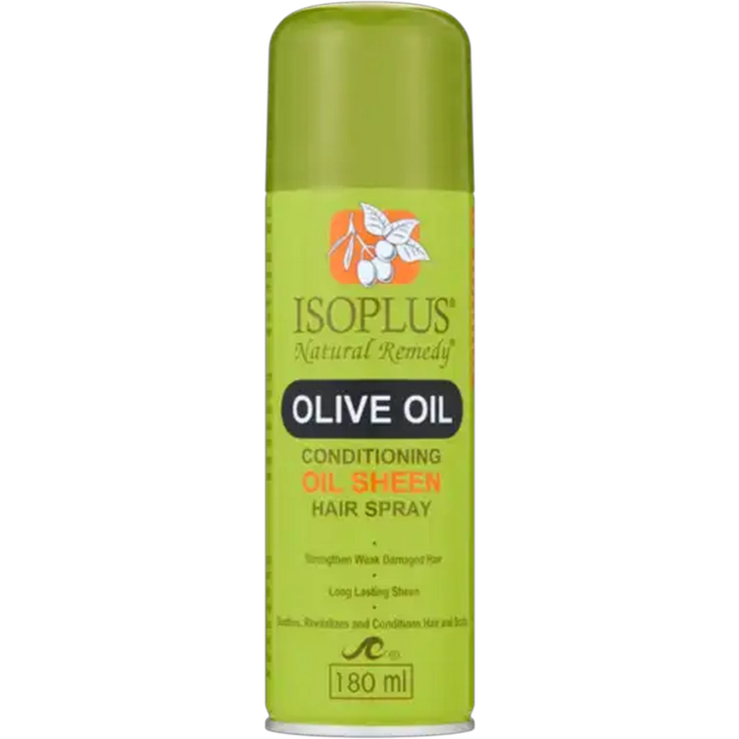 Image of Isoplus Natural Remedy Olive Oil Conditioning Oil Sheen Hair Spray 180ml