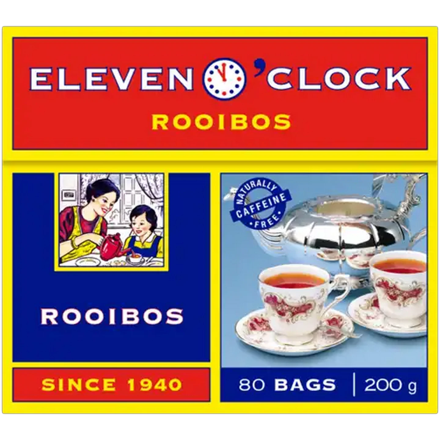 Image of Eleven 0'Clock Rooibos Tea Bags 80 Pack
