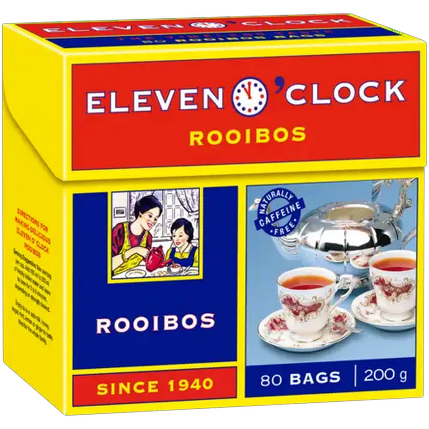 Image of Eleven 0'Clock Rooibos Tea Bags 80 Pack