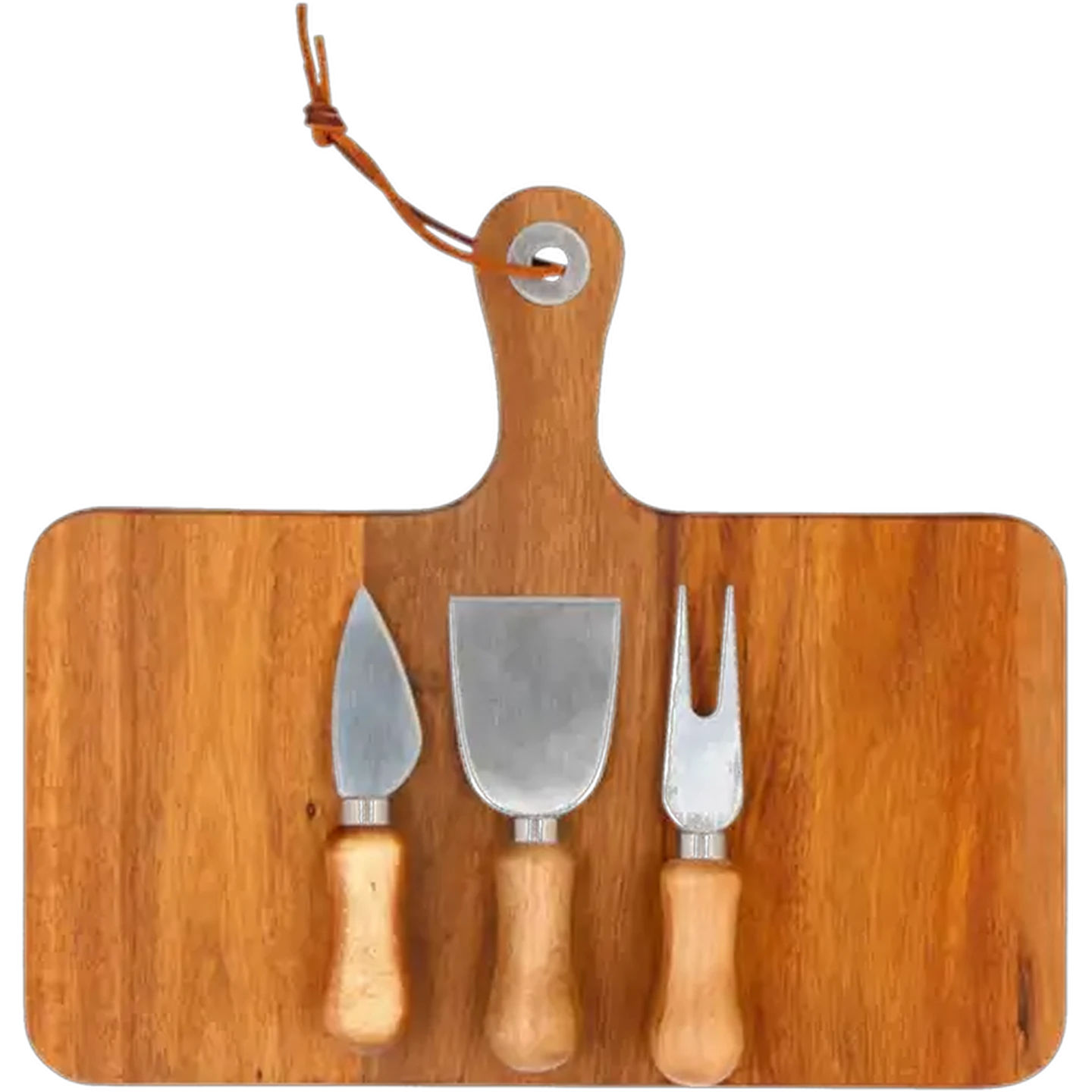 Image of Cheese Board & Knives Set 4 Piece