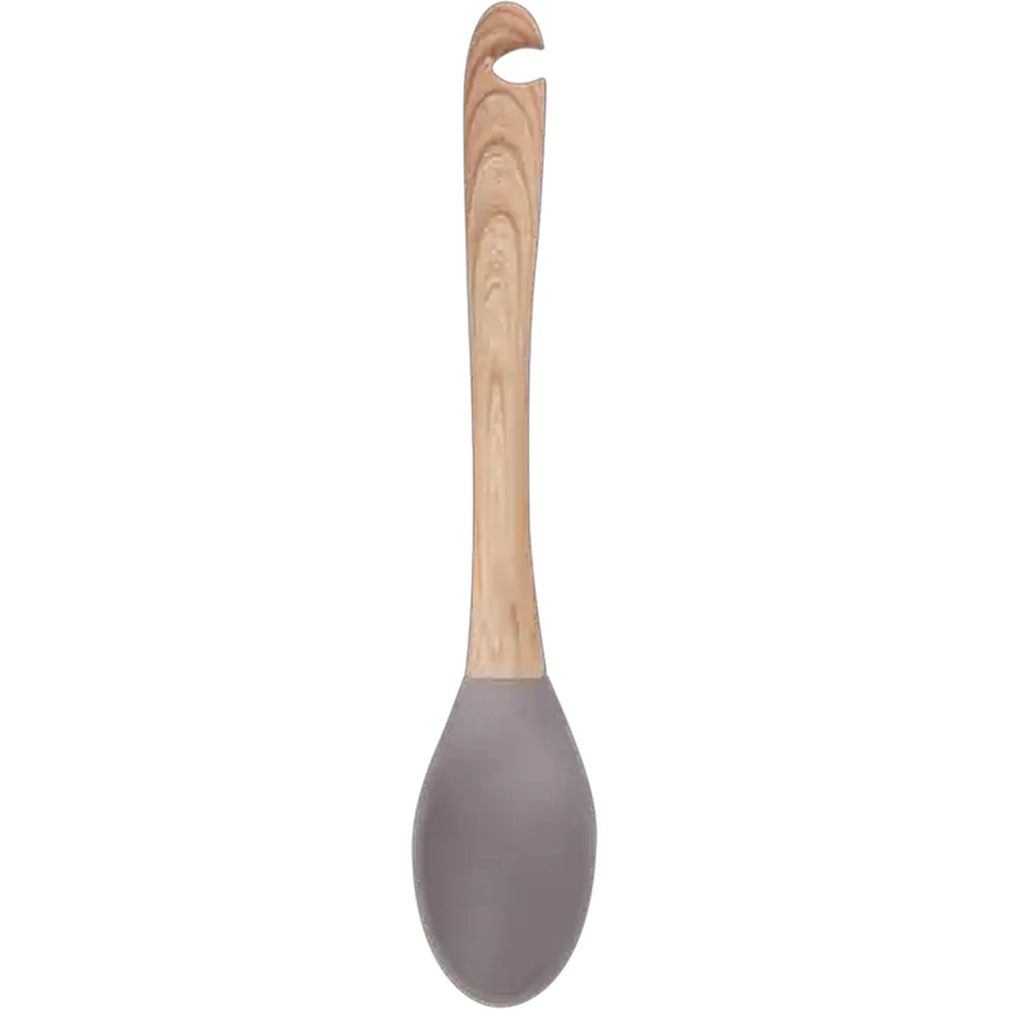 Image of Silicone Spoon With Wooden Handle