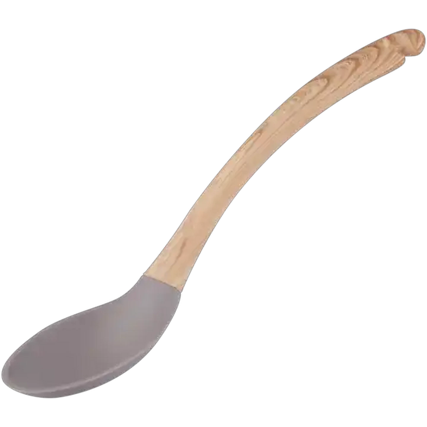 Image of Silicone Spoon With Wooden Handle