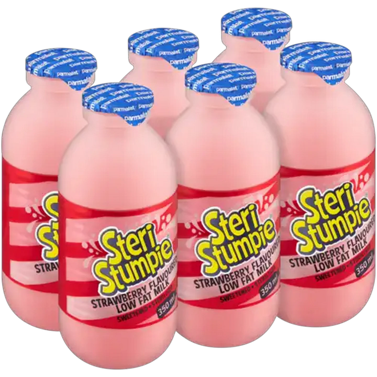 Image of Steri Stumpie Strawberry Flavoured Low Fat Milk 6 x 350ml