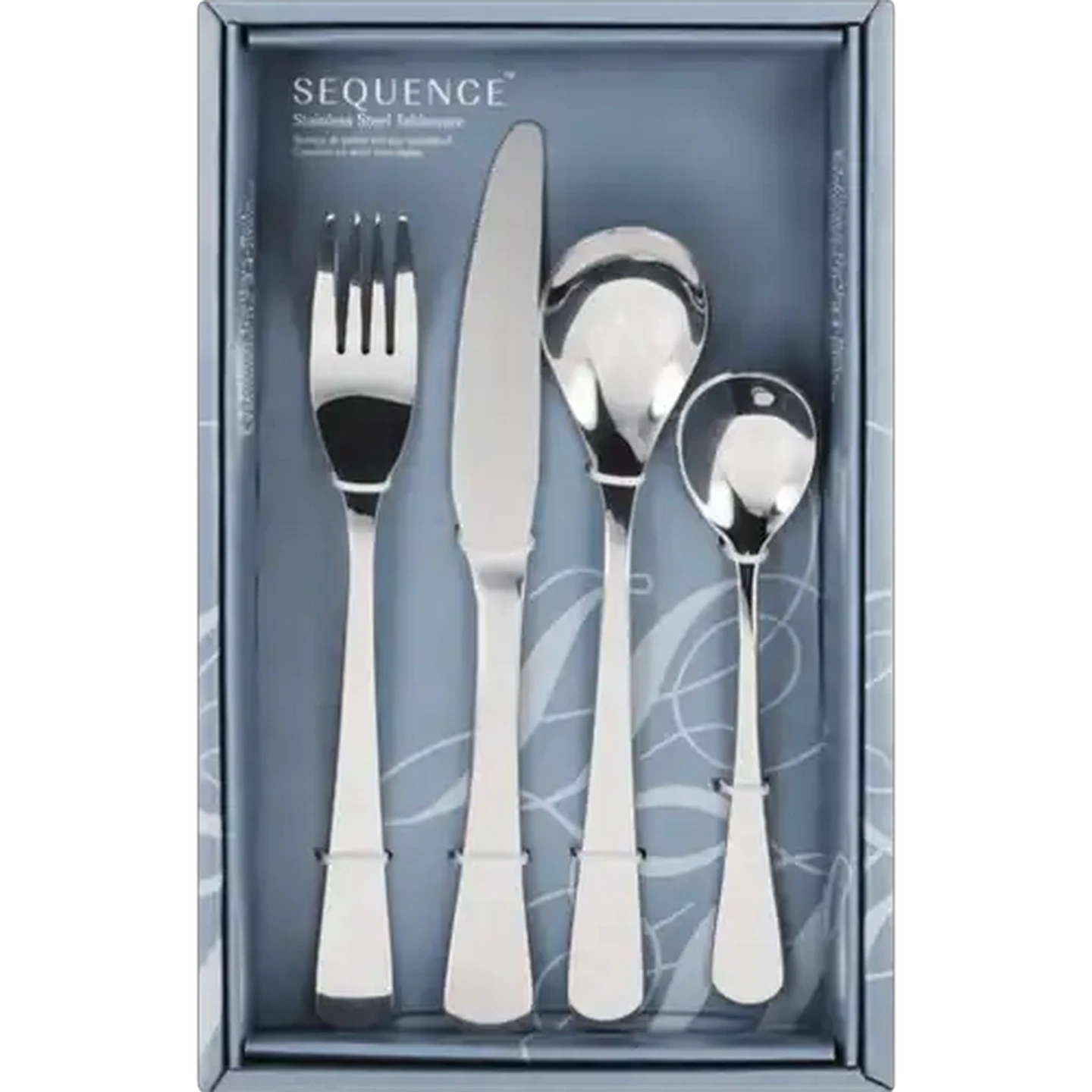 Image of Sequence Stainless Steel Cutlery Set 24-Piece