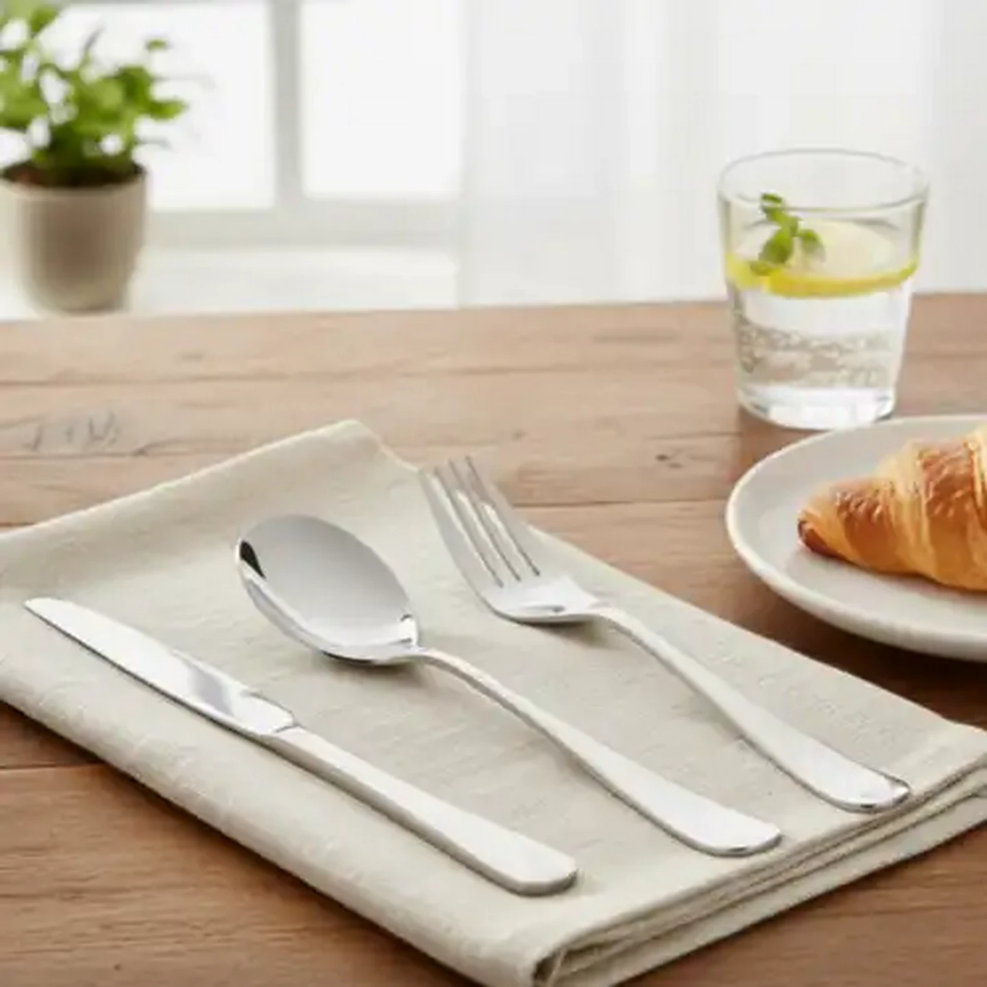 Image of Sequence Stainless Steel Cutlery Set 24-Piece