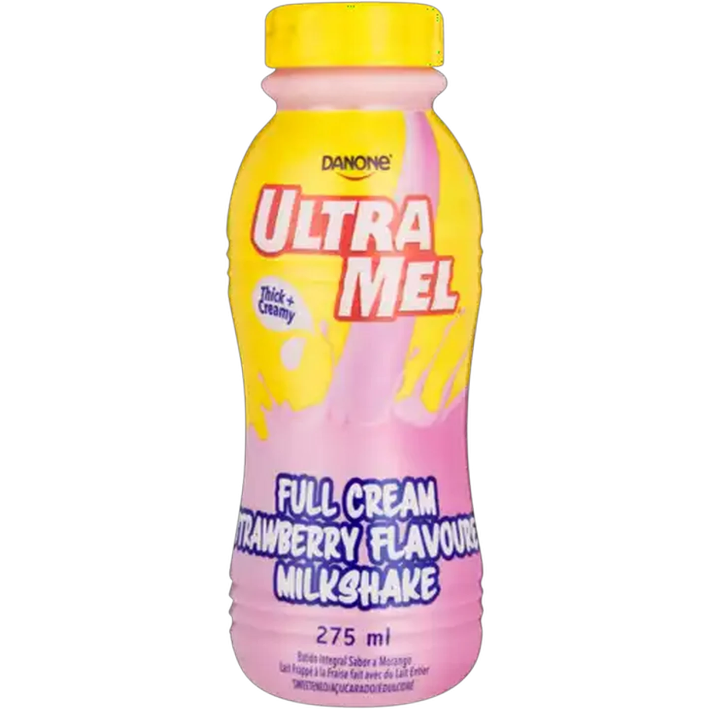 Image of Danone UltraMel Strawberry Flavoured Full Cream Milkshake 275ml