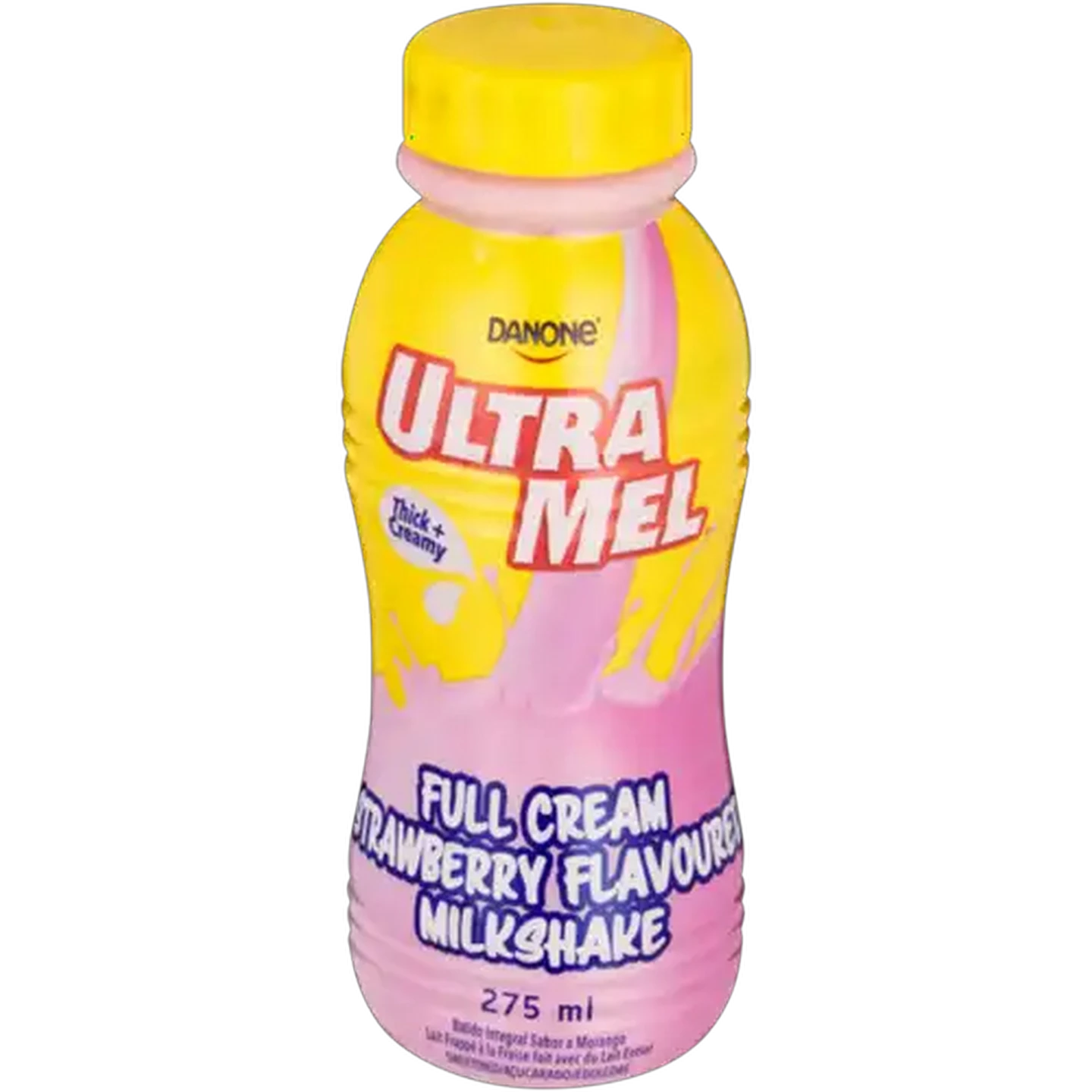 Image of Danone UltraMel Strawberry Flavoured Full Cream Milkshake 275ml