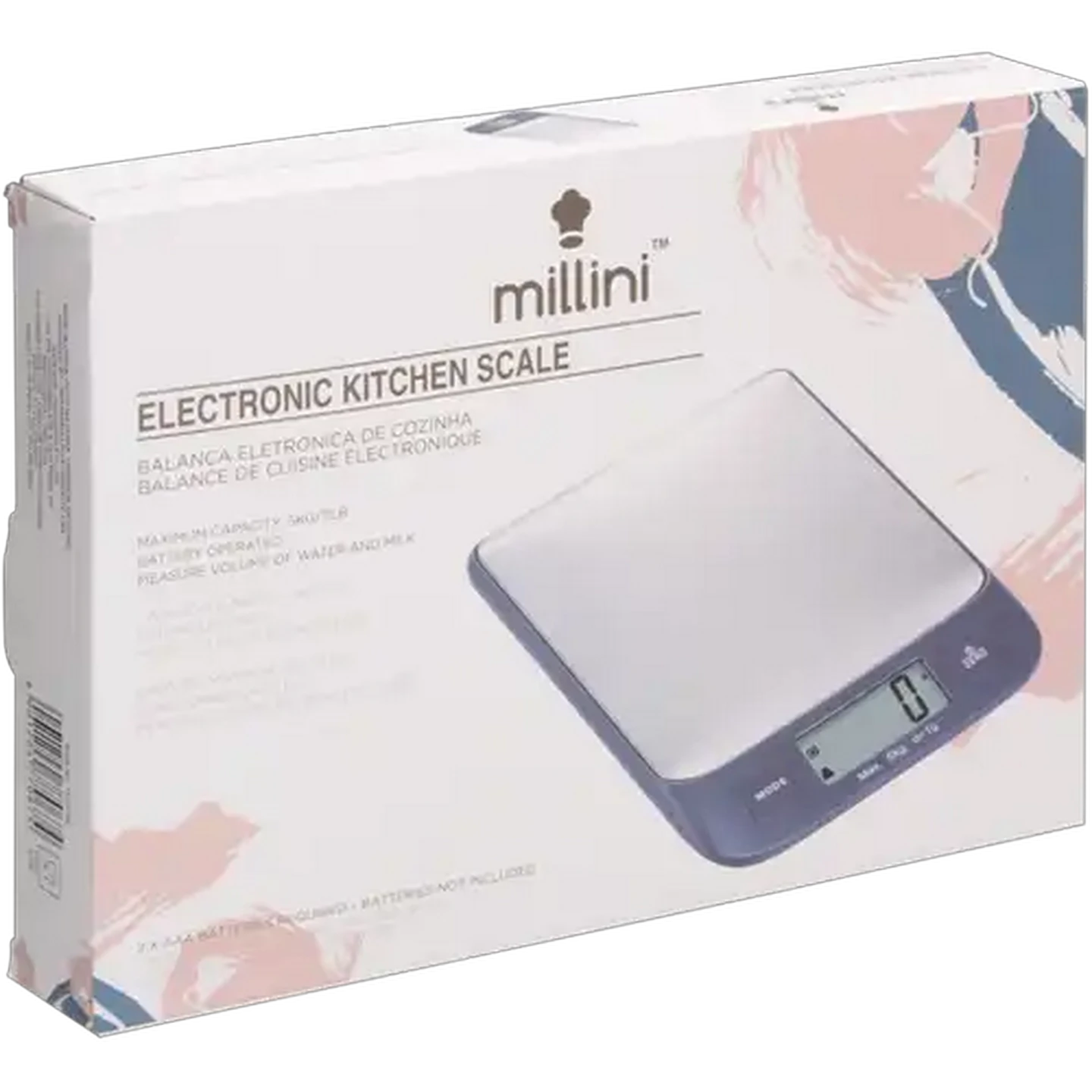 Image of Millini Square Electronic Kitchen Scale