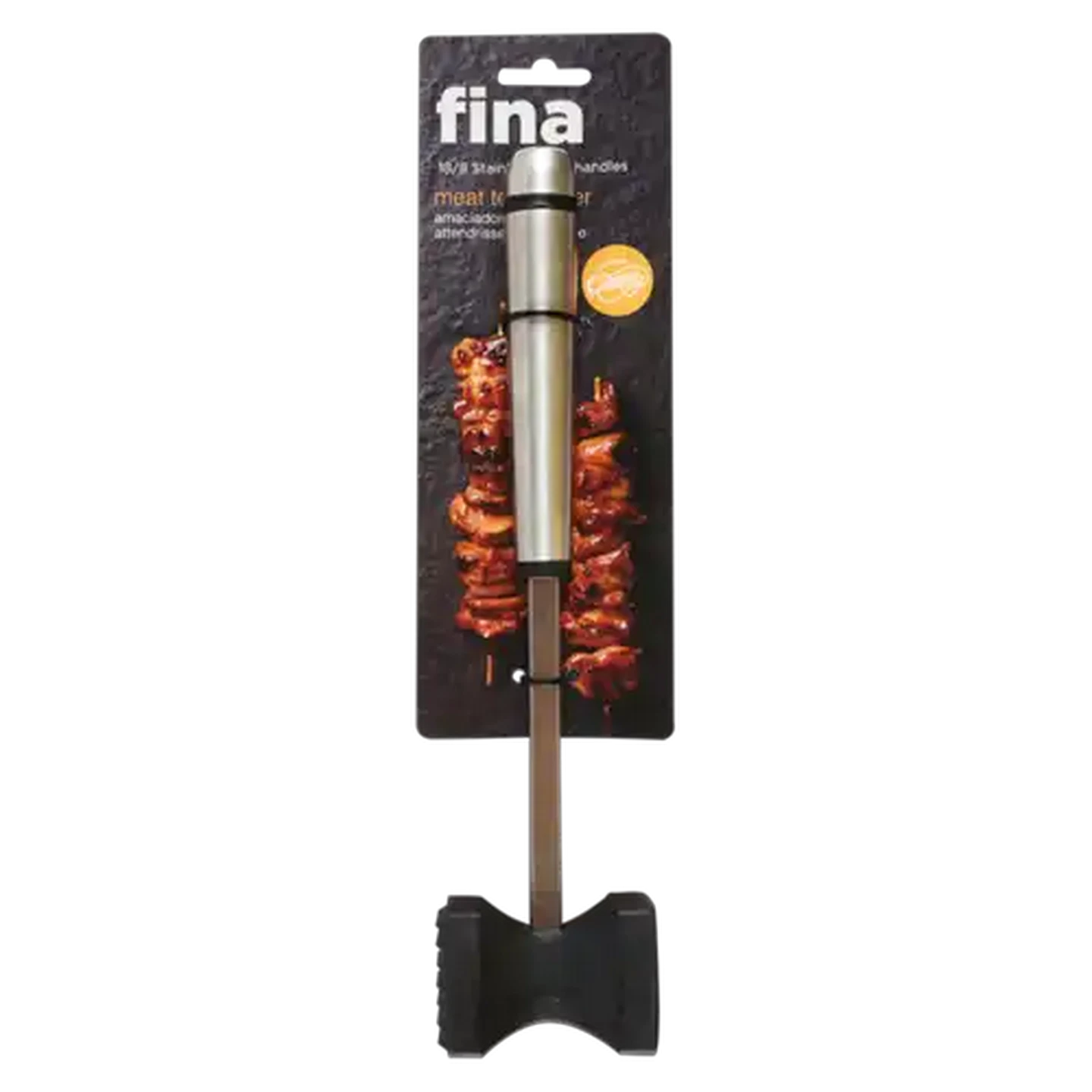 Image of Fina Stainless Steel Handle Meat Tenderiser