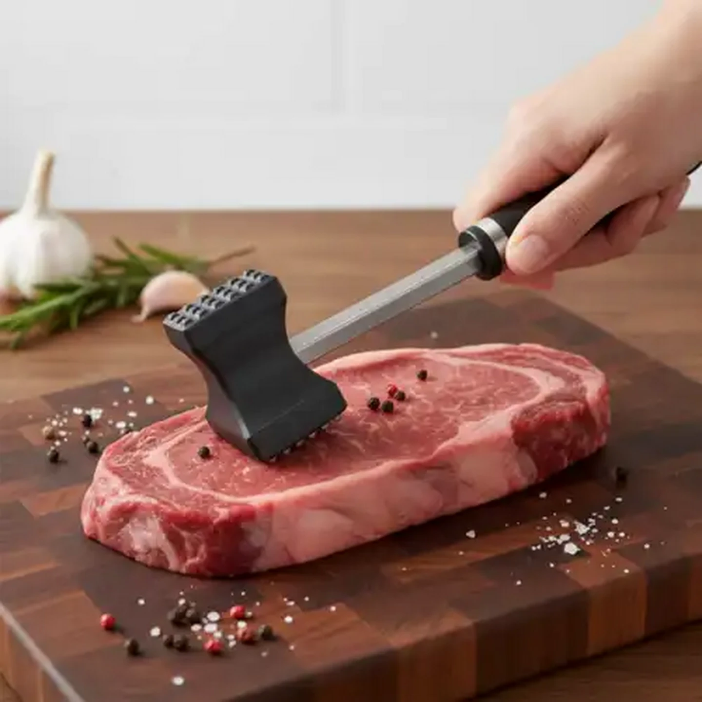 Image of Fina Stainless Steel Handle Meat Tenderiser