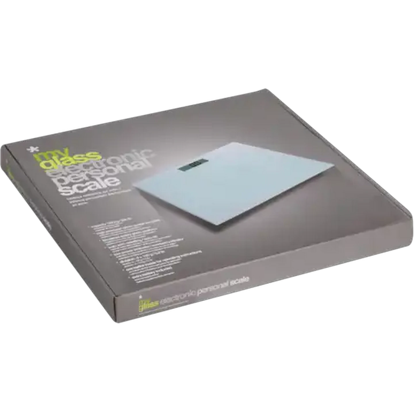 Image of My Glass Square Electronic Personal Bathroom Scale