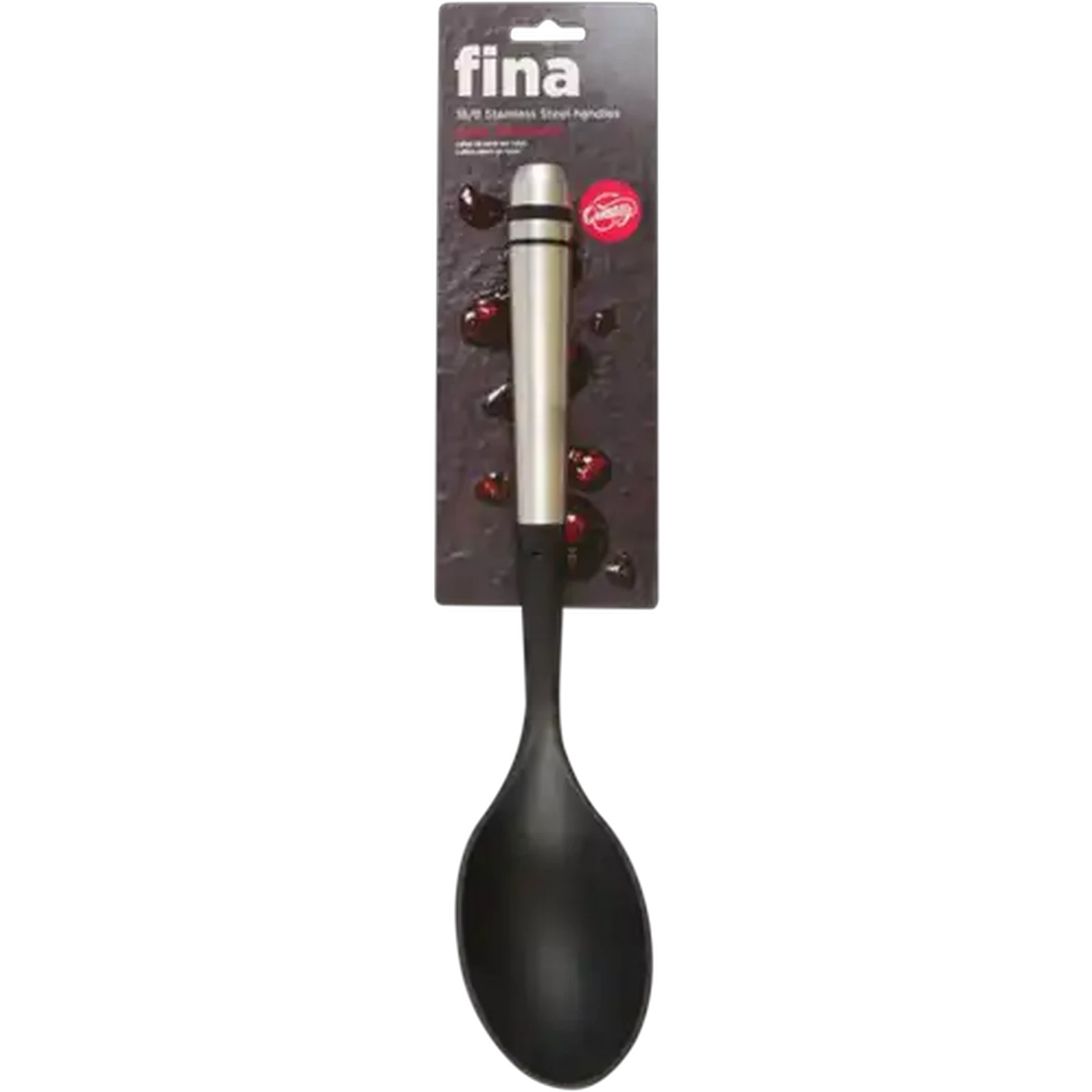 Image of Fina Nylon Solid Spoon with Stainless Steel Handle