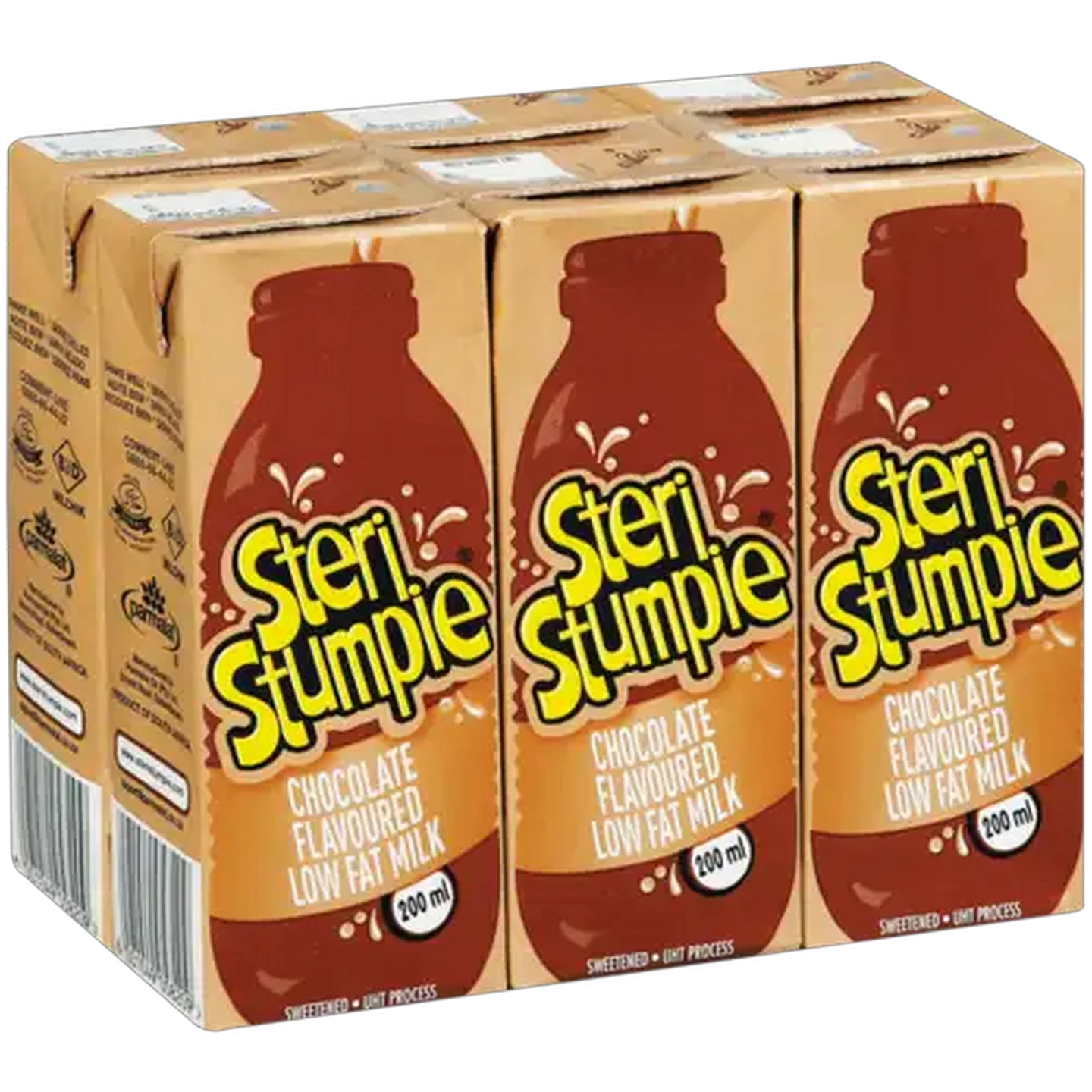 Image of Steri Stumpie Chocolate Flavoured Low Fat Milk 6 x 200ml