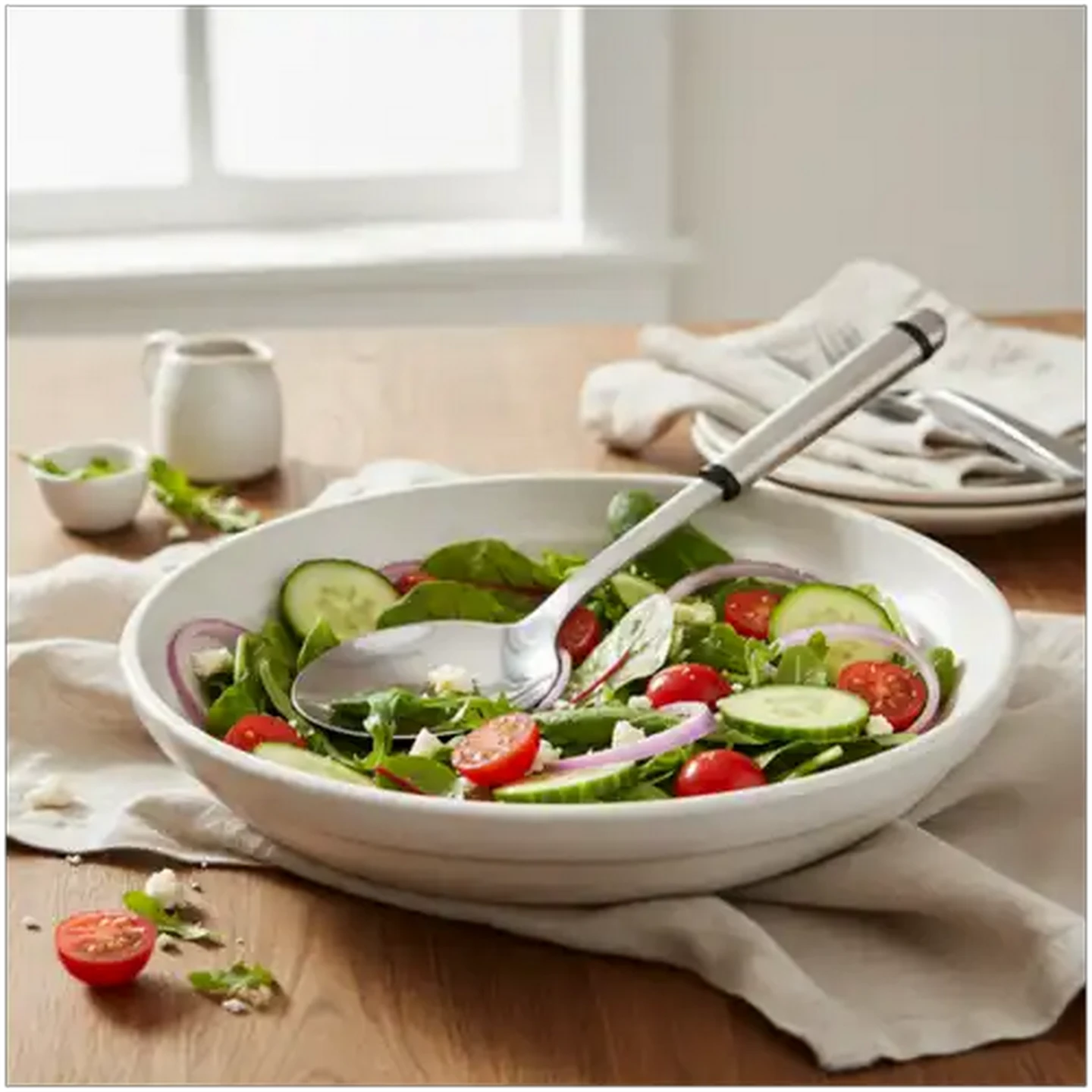 Image of Fina Stainless Steel Solid Spoon