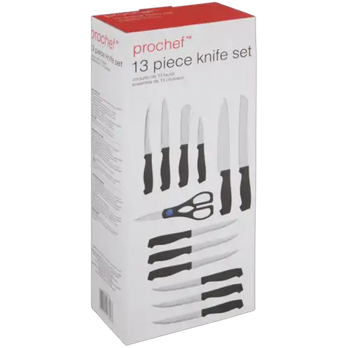 Image of Prochef Stainless Steel Knife Set 13-Piece