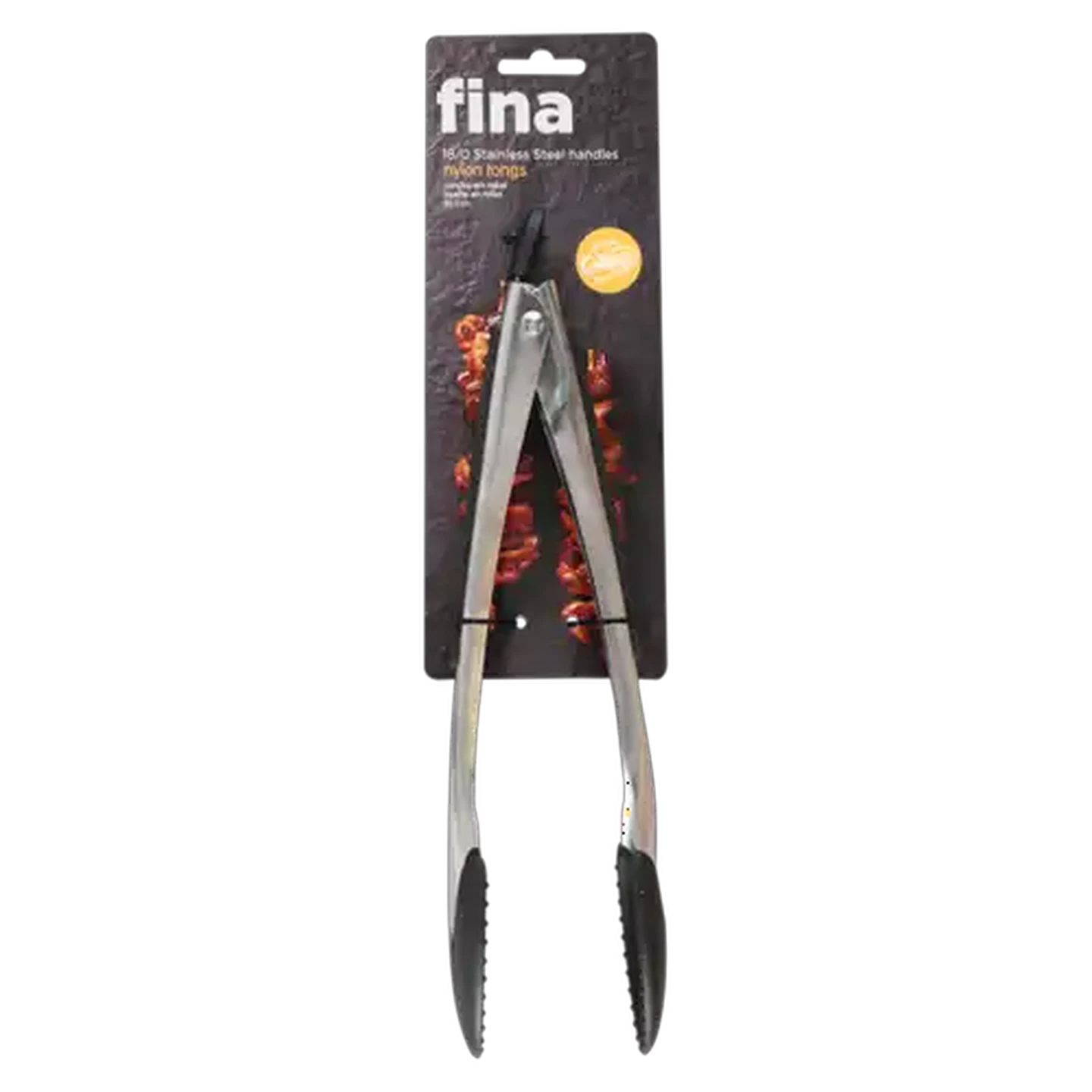 Image of Fina Stainless Steel Locking Tongs 30cm
