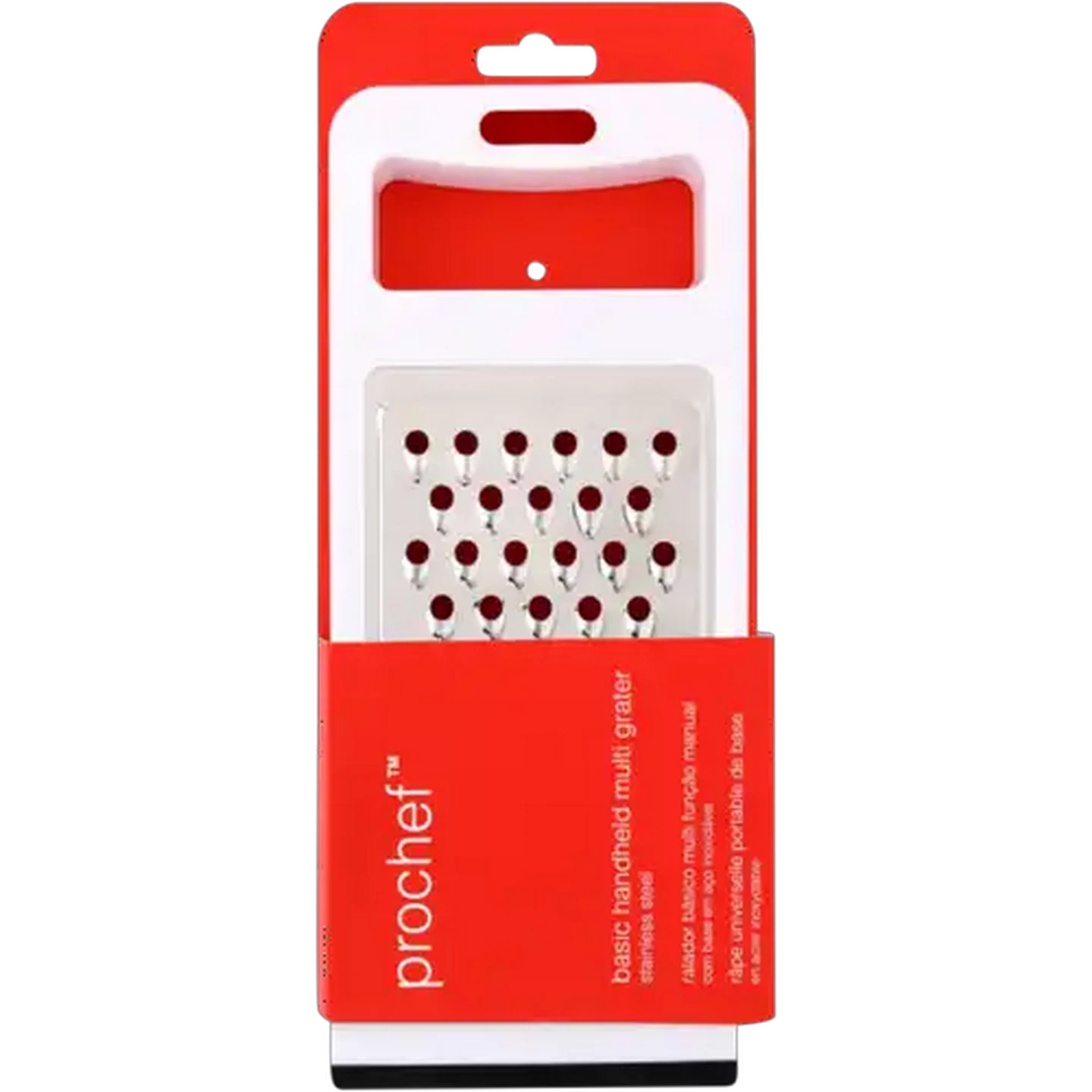 Image of Prochef Three Way Stainless Steel Flat Grater