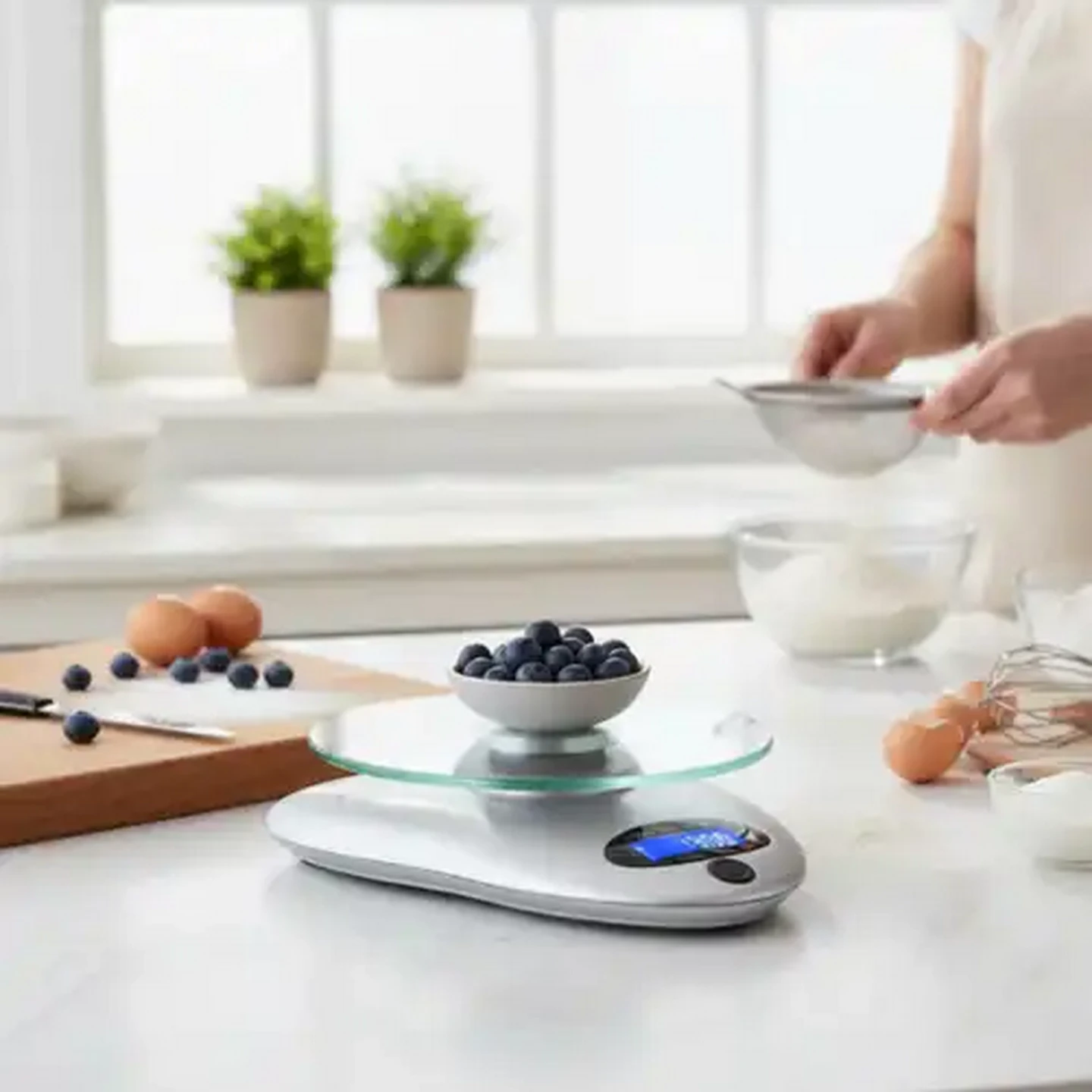 Image of Millini Round Electronic Kitchen Scale