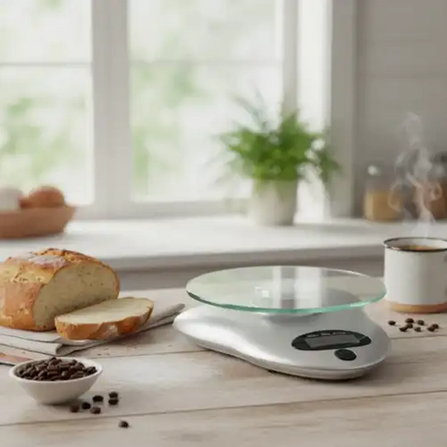 Image of Millini Round Electronic Kitchen Scale