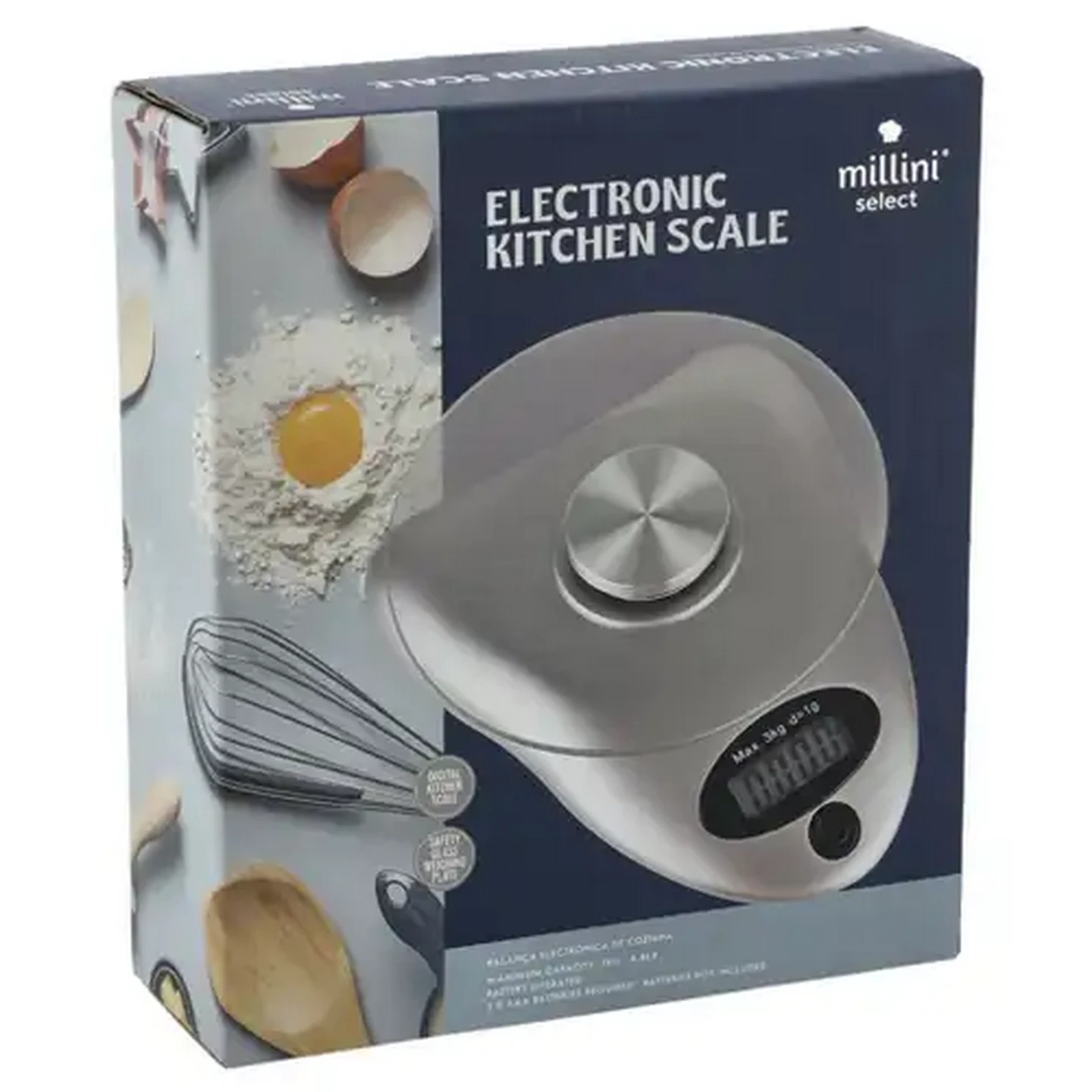 Image of Millini Round Electronic Kitchen Scale