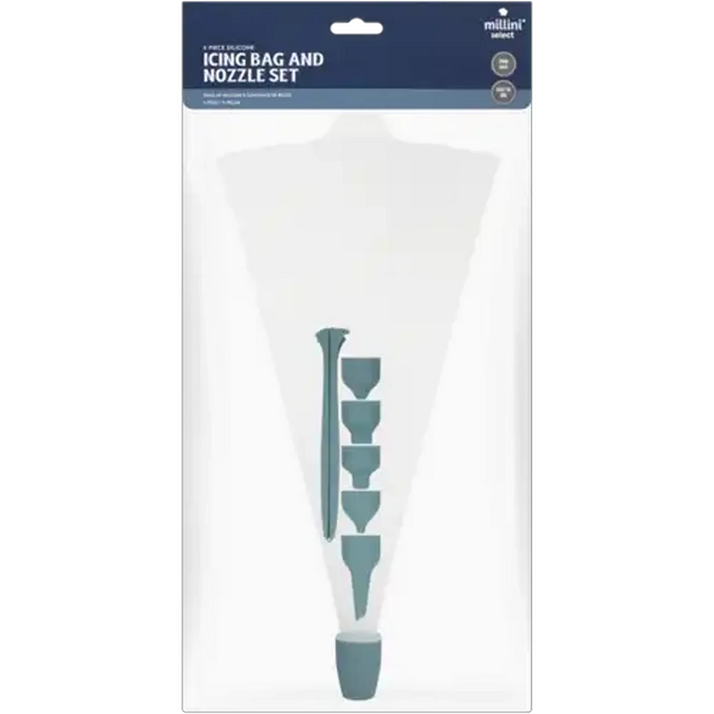 Image of Millini Icing Bag and Nozzle Set 8-Piece