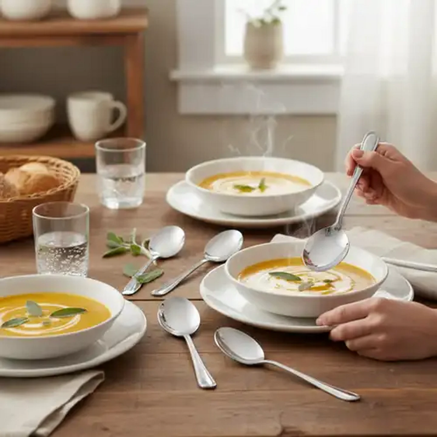 Image of Sequence Soup Spoon Set 4-Piece